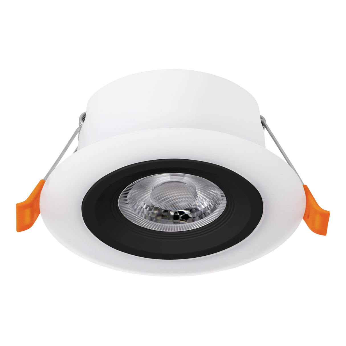 Eglo EU Calonge LED Black/White Round Recessed Light, 10cm, 3000K