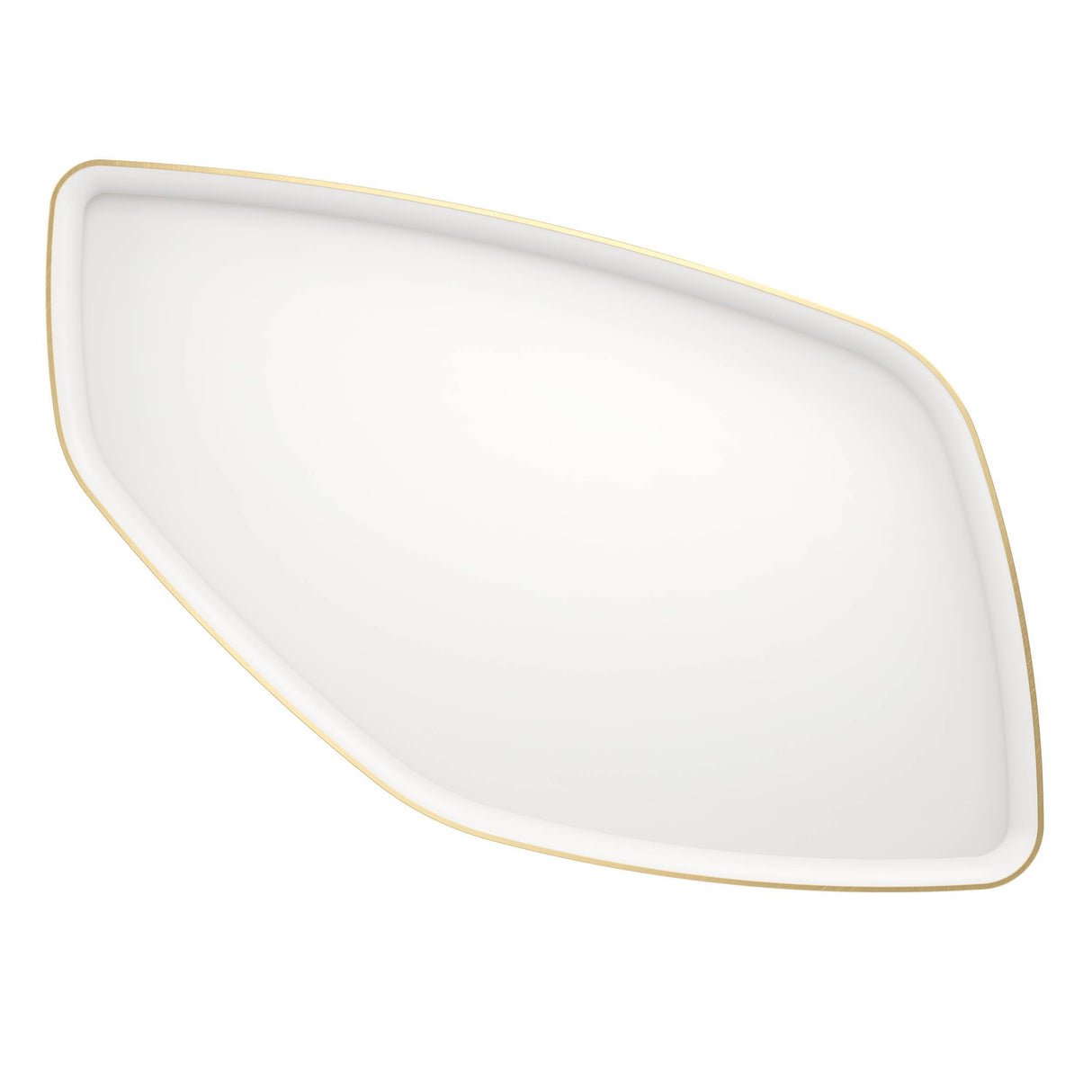 Eglo EU VALLEROSA LED Ceiling Light – 580mm Brushed Brass, Warm White, Dimmable
