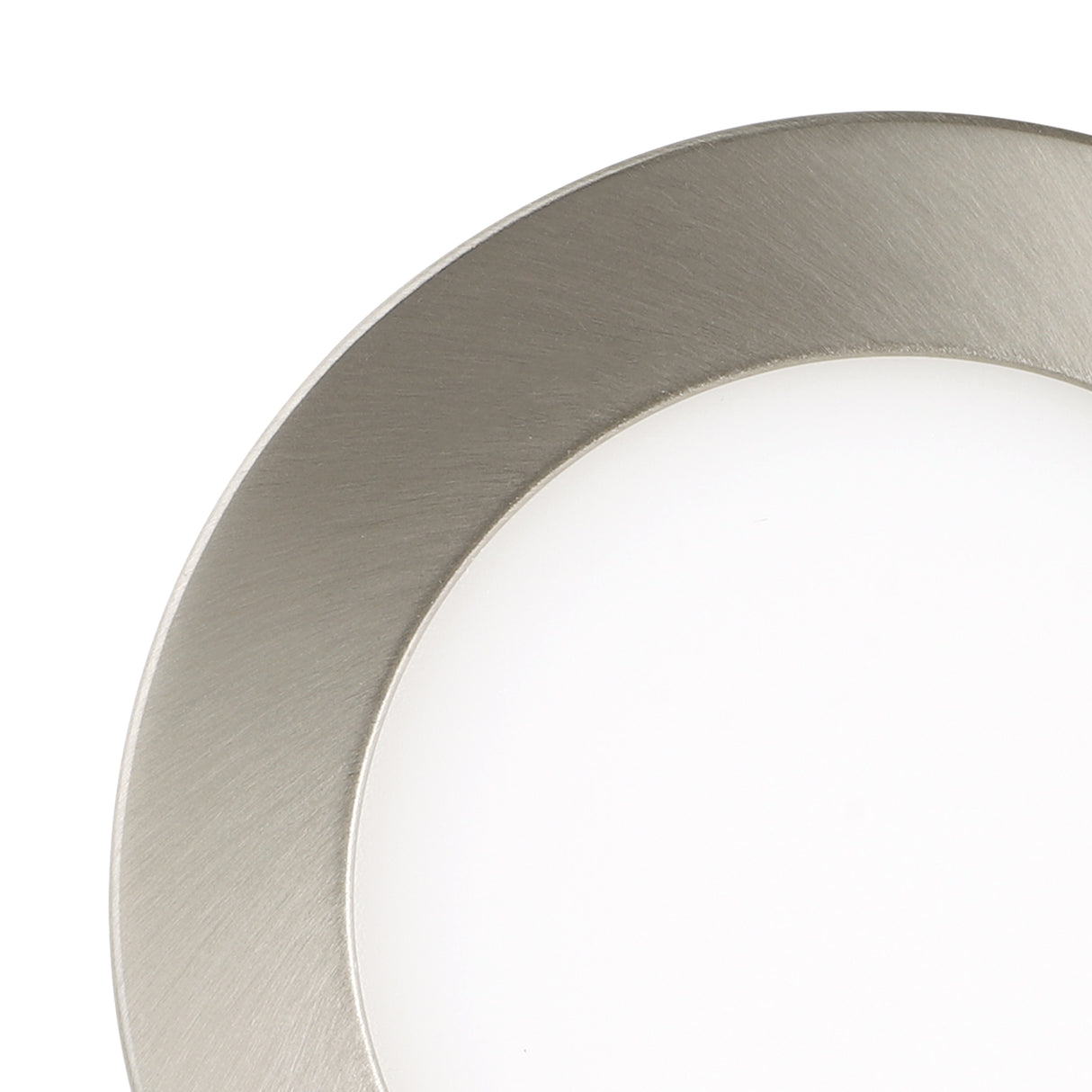 Eglo EU FUEVA FLEX Recessed LED Light – Satin Nickel, Adjustable Cut?Out, Warm White, Slim Indoor Ceiling Downlight
