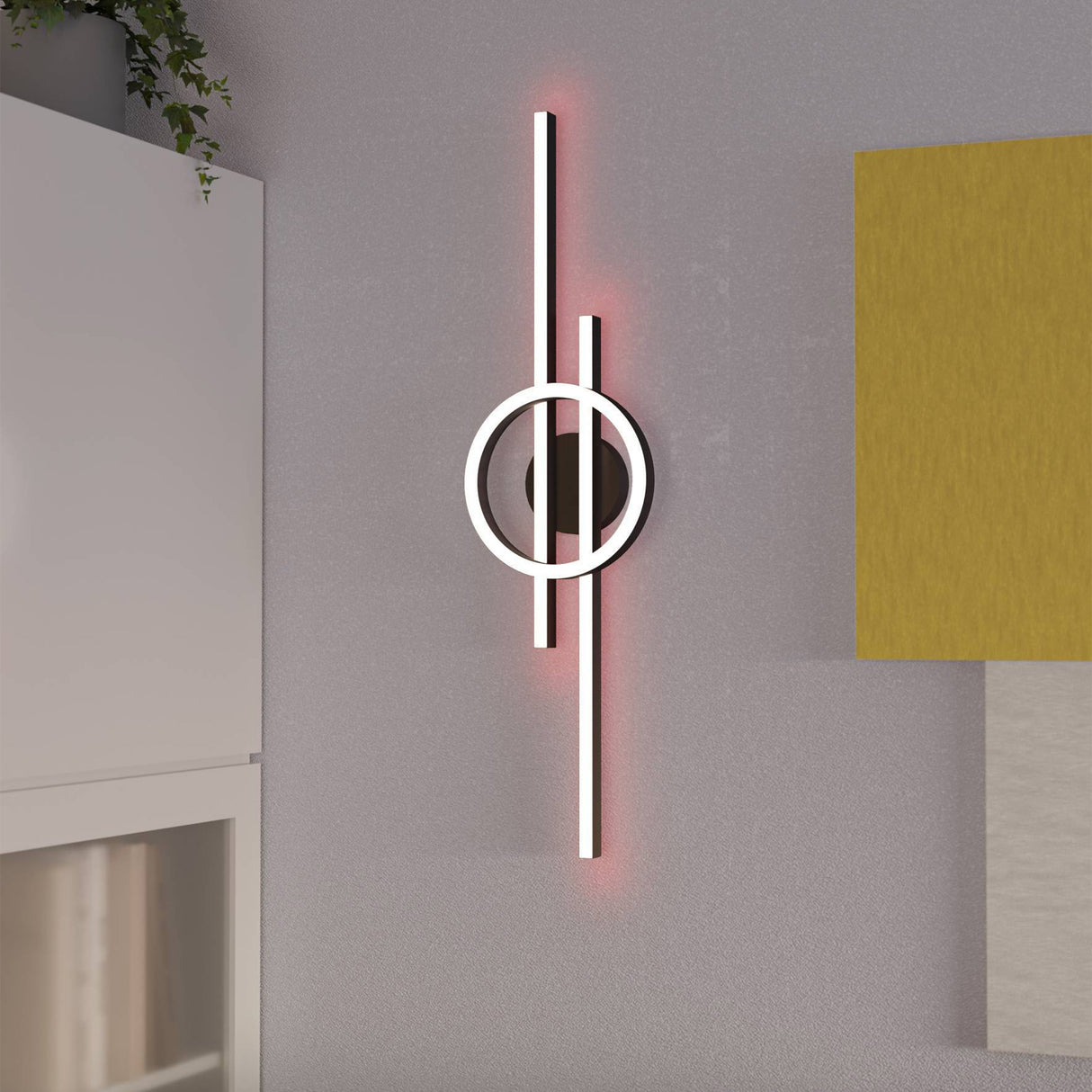 Eglo EU Amandolo LED Contemporary Black Steel Flush Ceiling Light