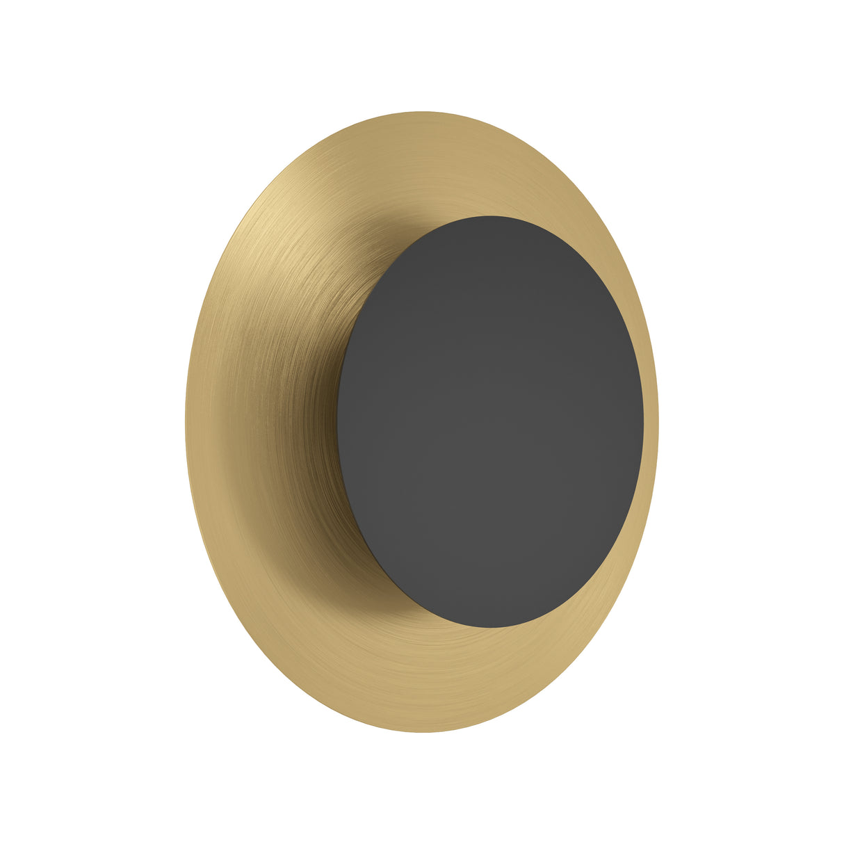 Eglo EU Tocina Black & Brushed Brass LED Modern Wall Light