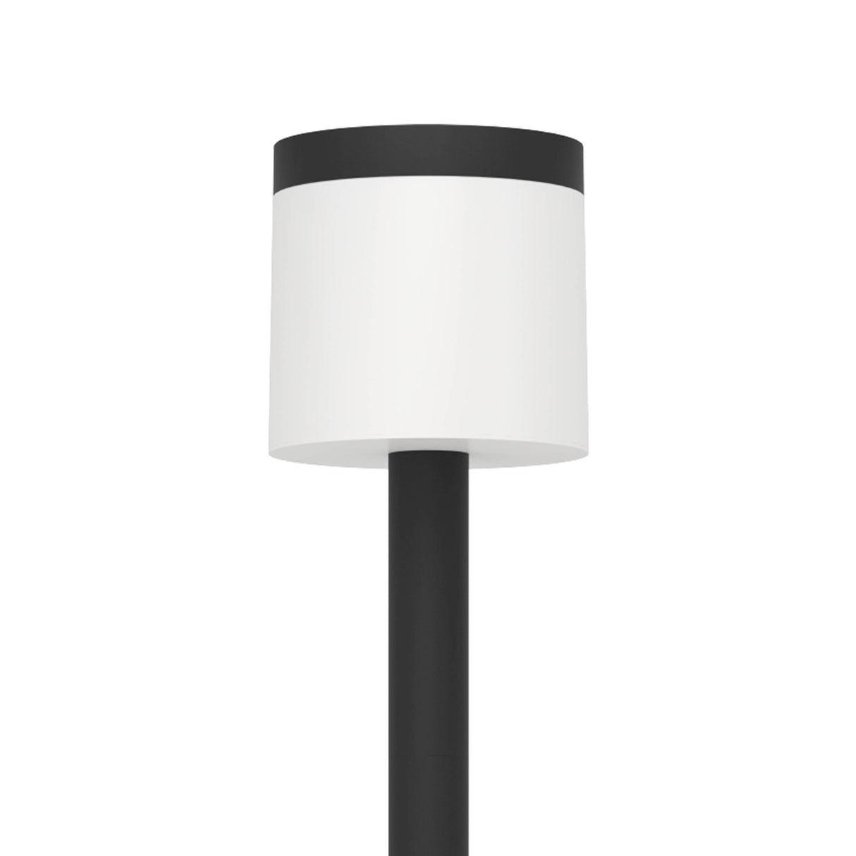 Eglo EU Pantete LED Outdoor Ground Solar Spike Light Black & White with Motion Sensor