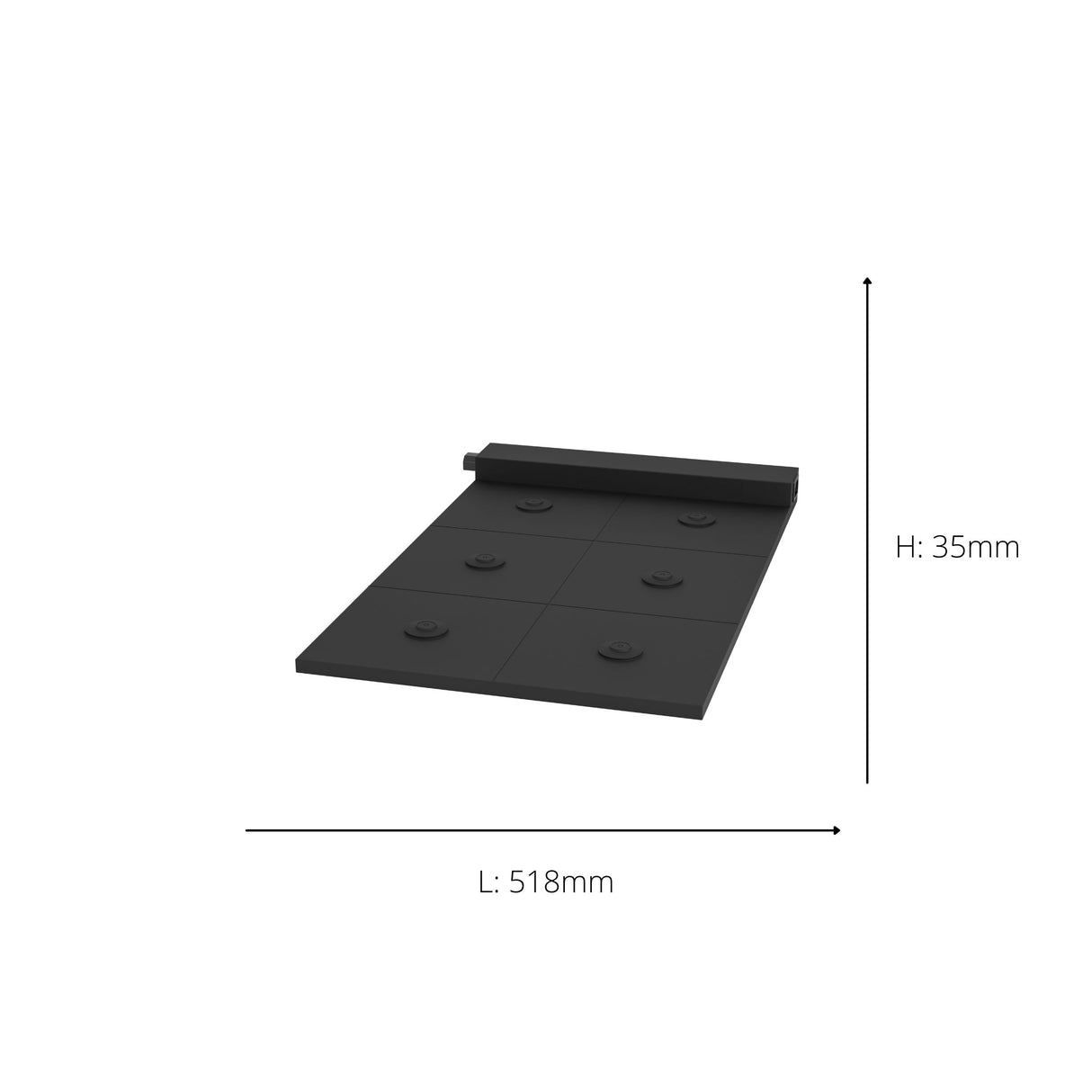 Eglo EU Multi-Charging Pad Black - Use for 6 Rechargeable Lamps
