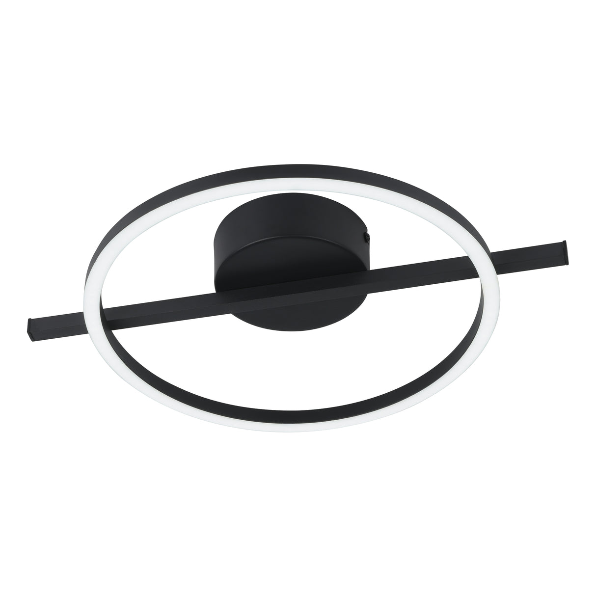 Eglo EU AMANDOLO LED Ceiling Light – Dimmable, Tuneble White, Remote Control, Black, 1900?lm