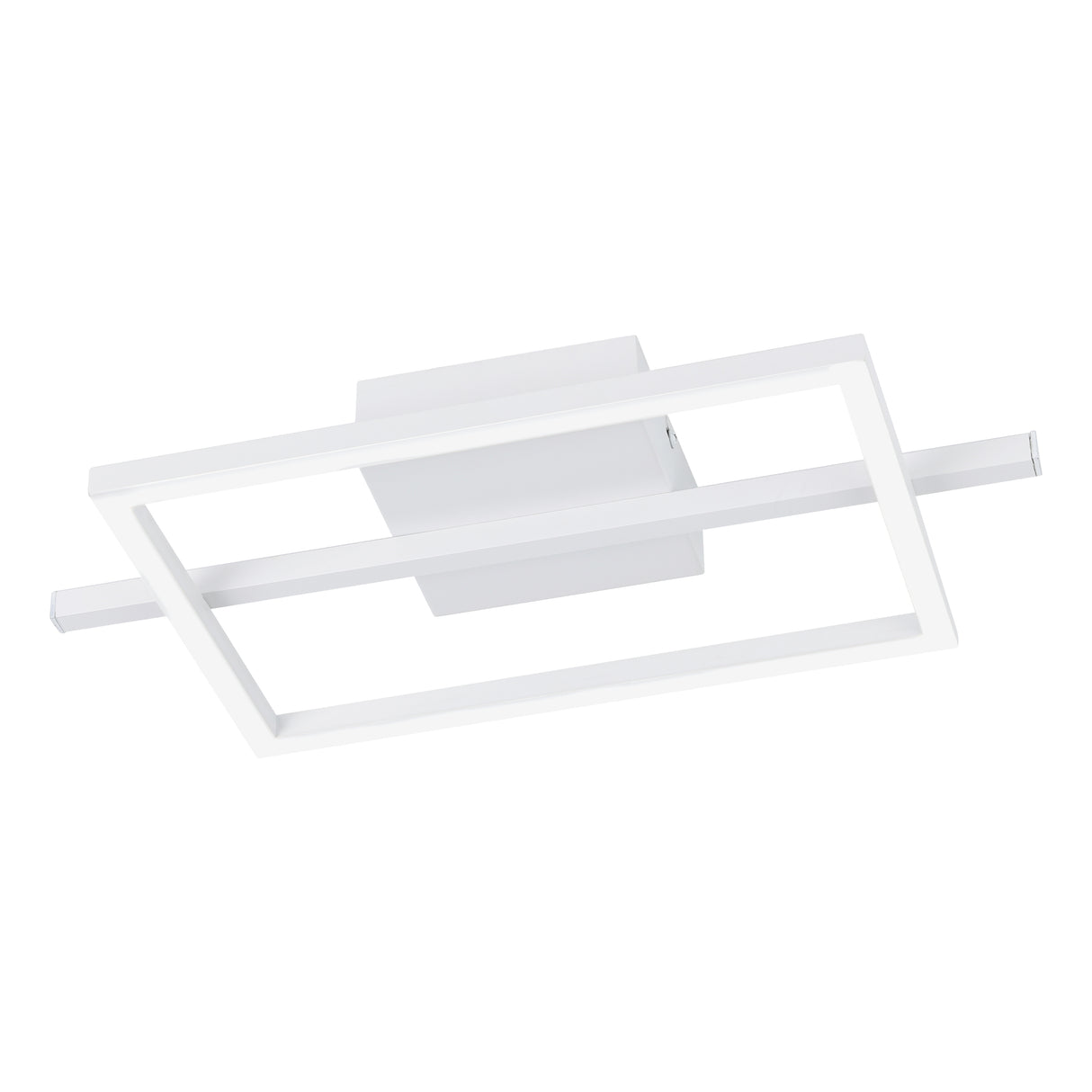 Eglo EU AMANDOLO LED Ceiling Light – White Aluminium & Steel, RGB + Tuneable White, Remote Controlled, Indoor Lighting