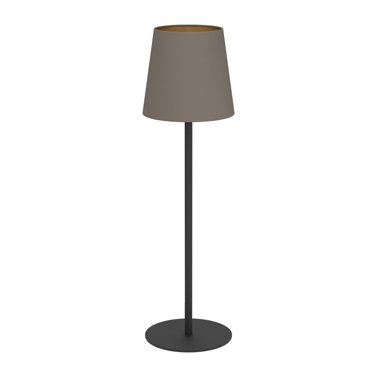 Eglo EU Fiorana Steel & Cappucino Fabric Minimalist Table Lamp