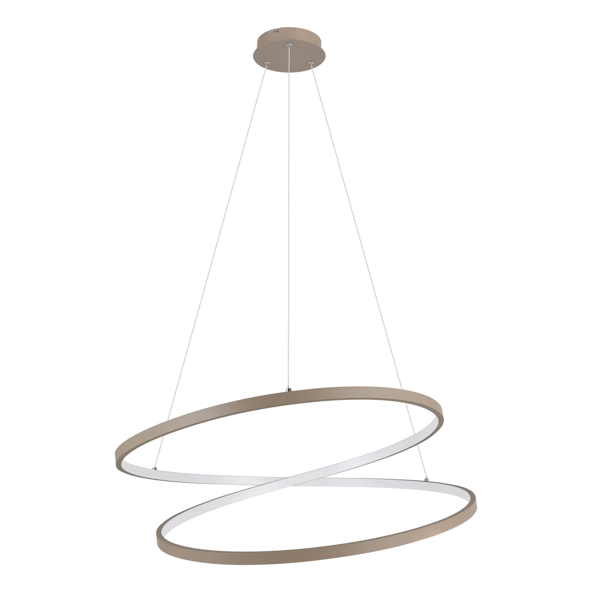 Eglo EU Ruotale Modern Sandy Steel LED Pendant Light