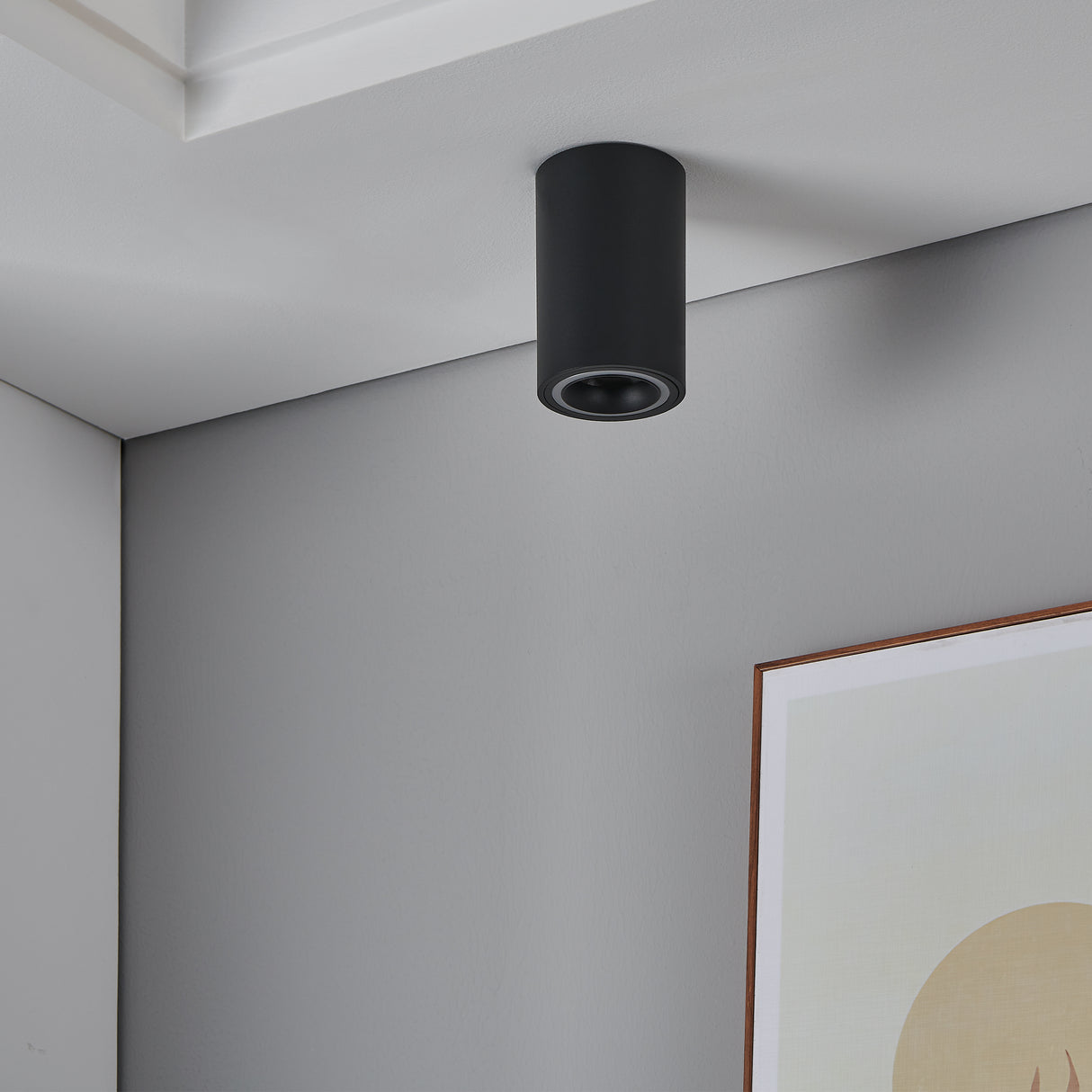 Eglo EU CAROSSO?Z Smart Surface?Mounted Light – Black Aluminium, RGB+CCT, Dimmable, Eglo EU connect.z Indoor Lighting