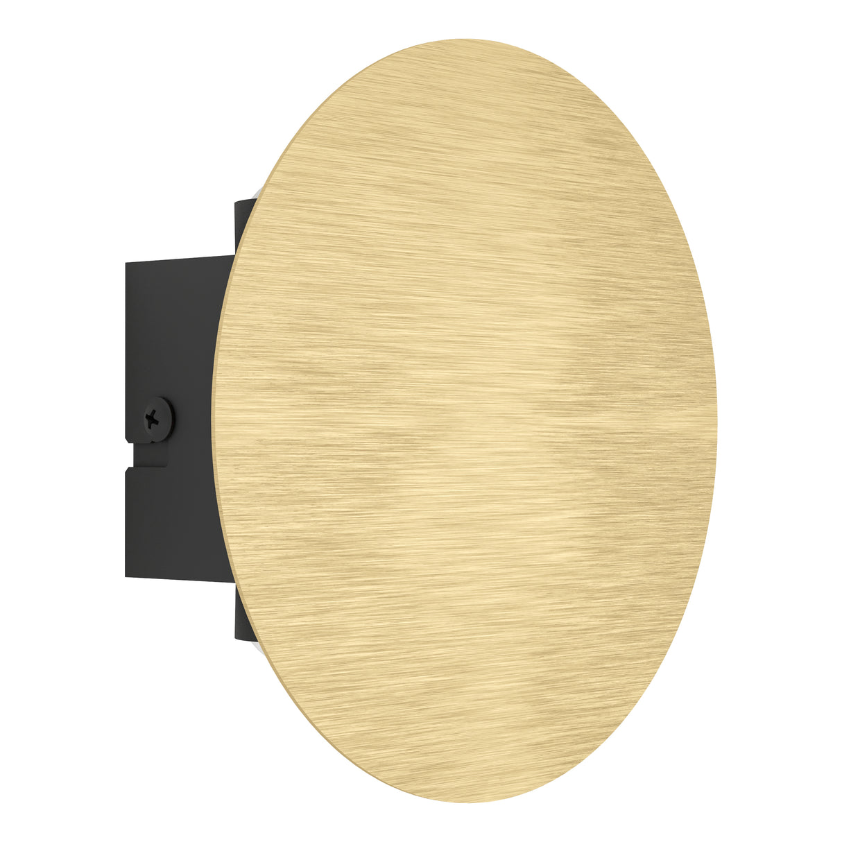 Eglo EU Talamello Brushed Gold Round Aluminium LED Wall Light