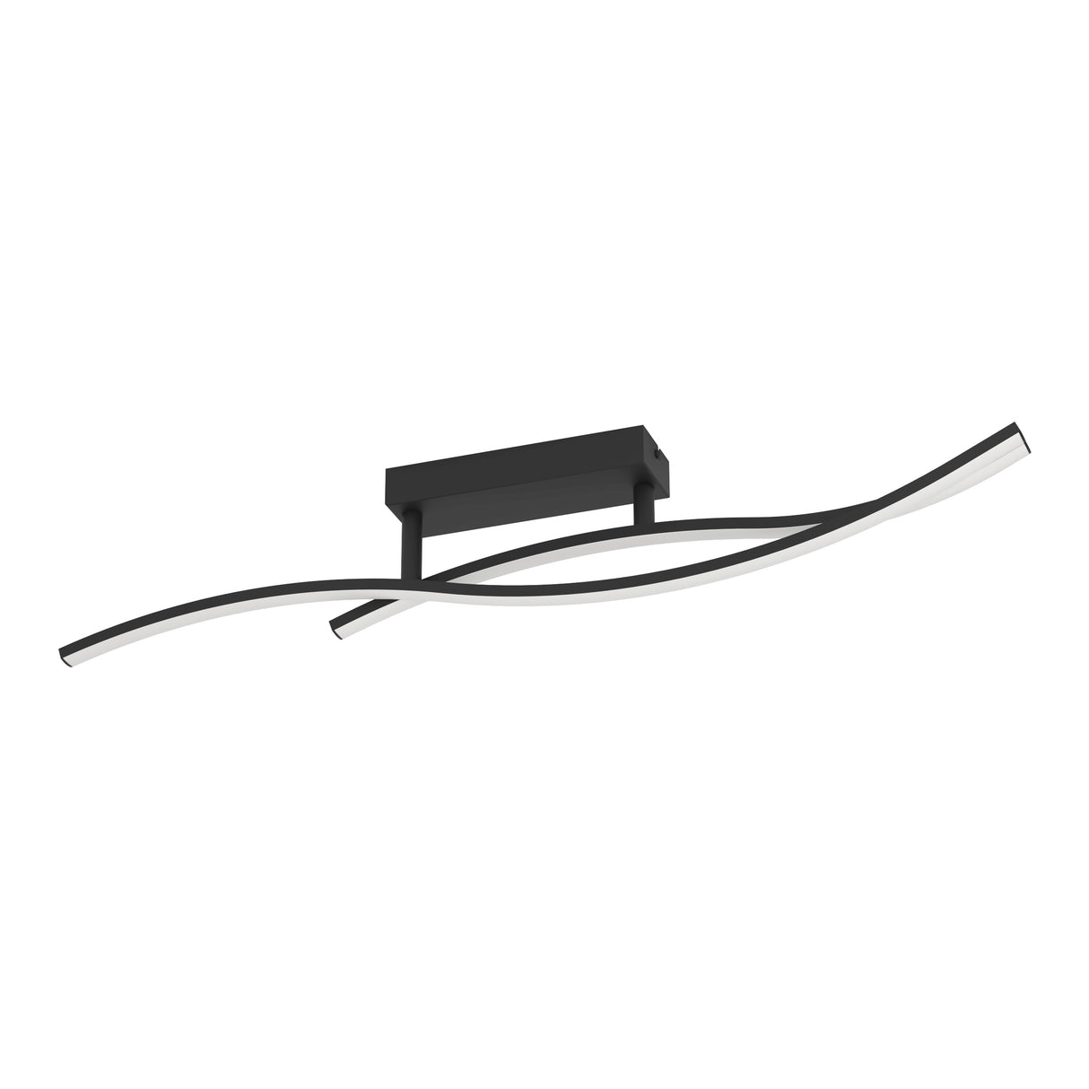 Eglo EU Grisolia Steel & Plastic Black LED Ceiling Light