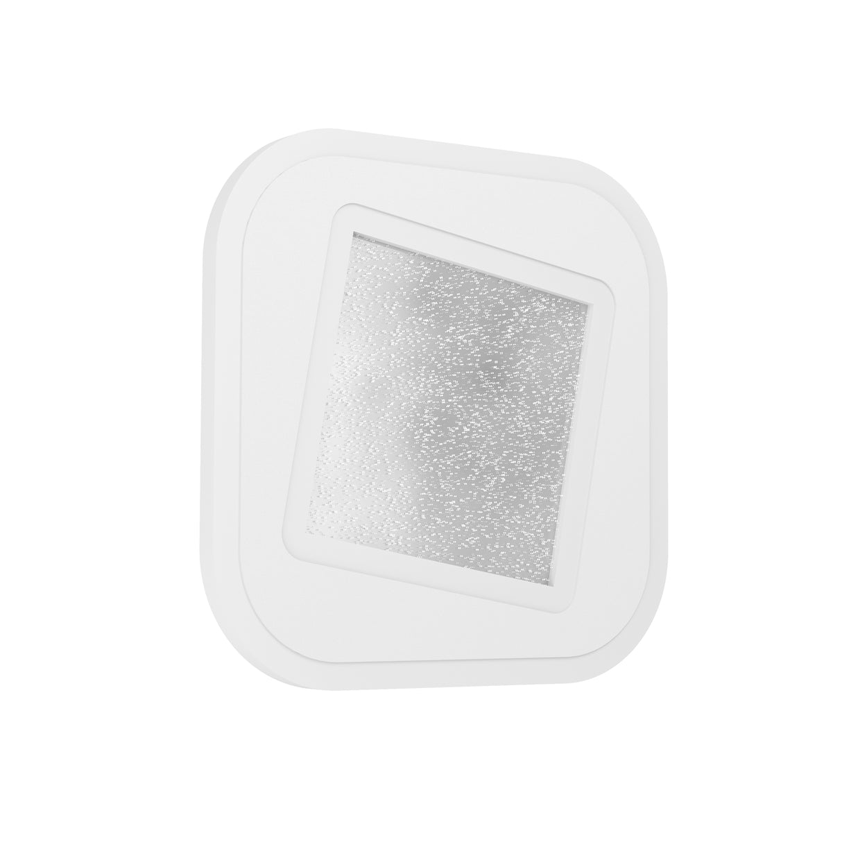 Eglo EU Macchioni LED Square White Crystal?Effect Design Indoor Wall Light
