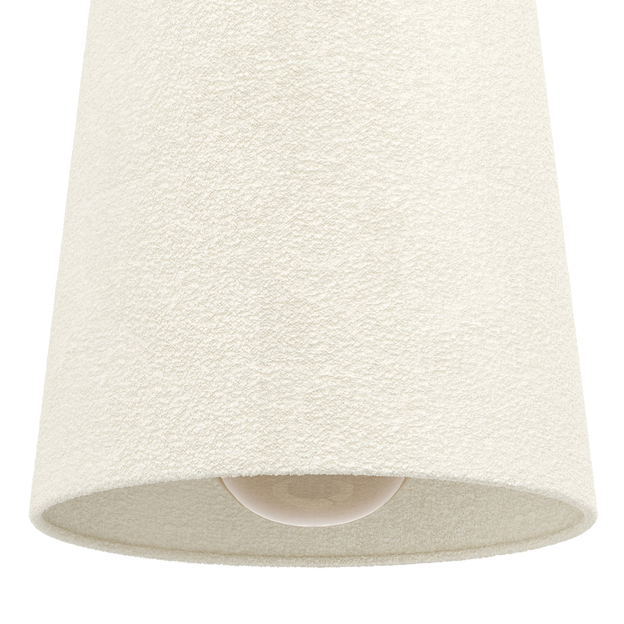 Eglo EU FEBRES Pendant Light – Black Steel with White Fabric Shade, E27, Indoor Lighting
