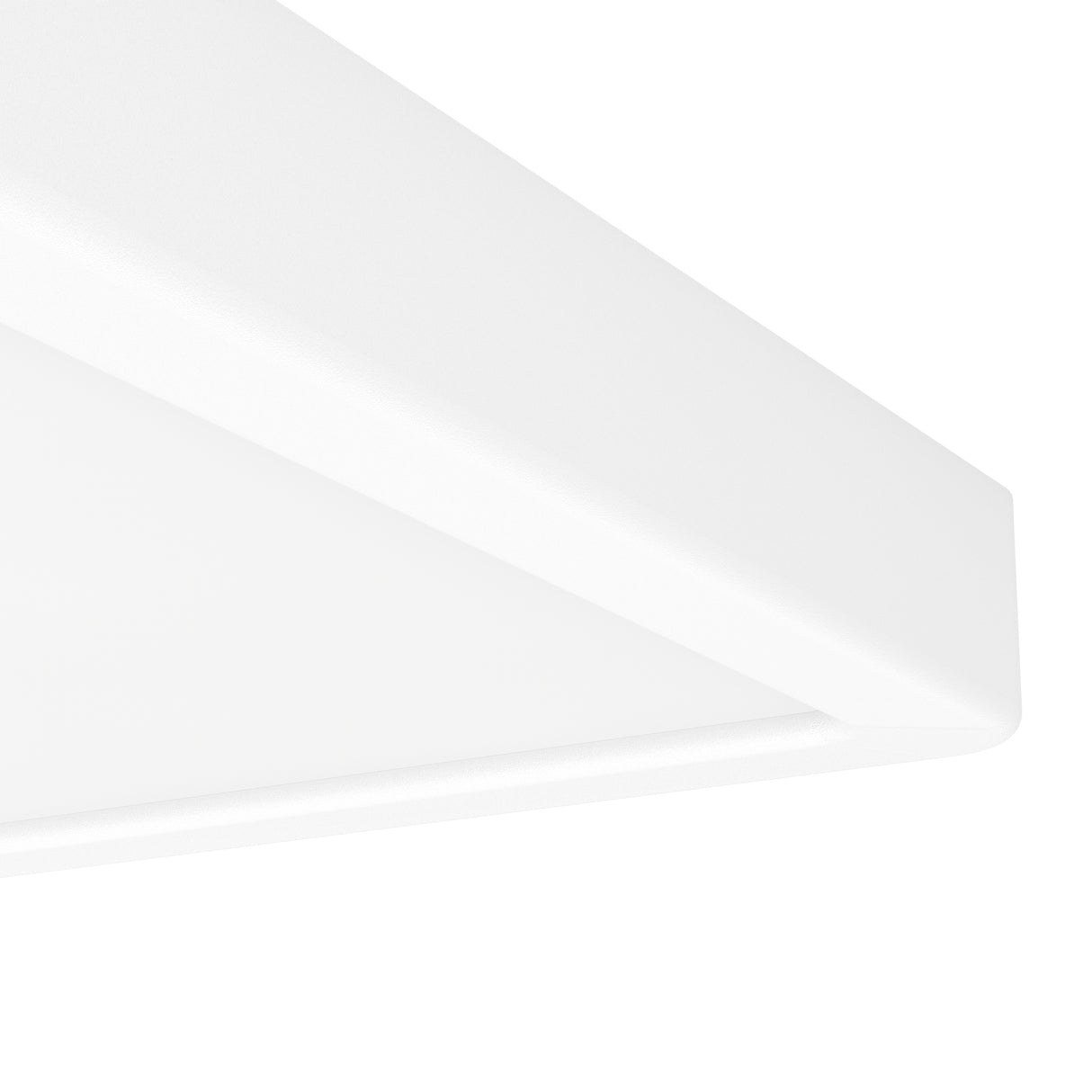 Eglo EU Fueva 6 White LED Square Surface- Mounted Ceiling Light, 22cm