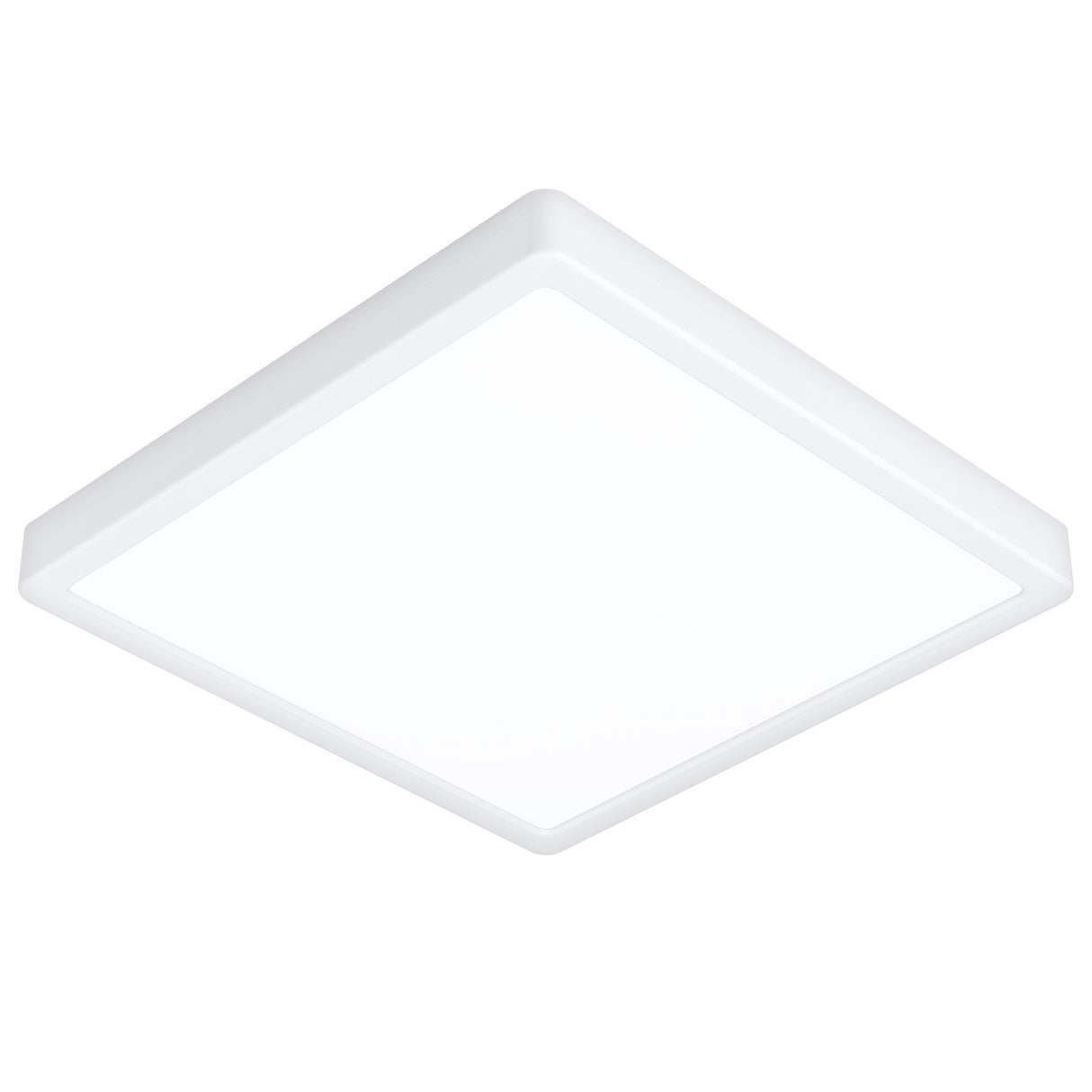 Eglo EU Fueva 6 White LED Square Ceiling Light, 29cm