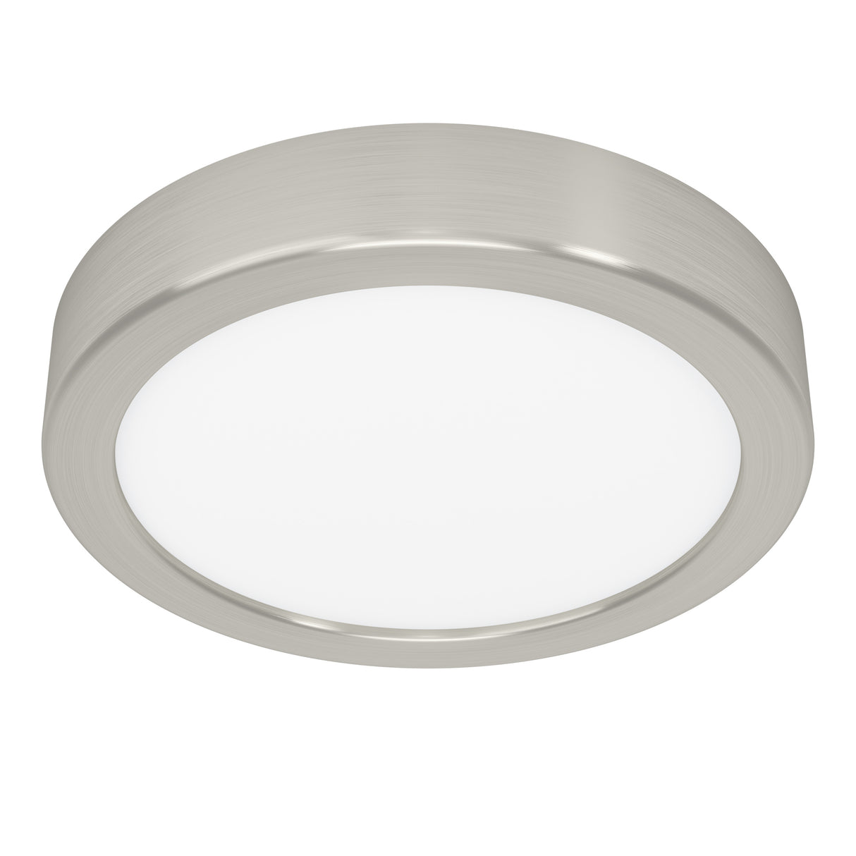 Eglo EU Fueva 6 Satin Nickel LED Round Ceiling Light, 16.6cm