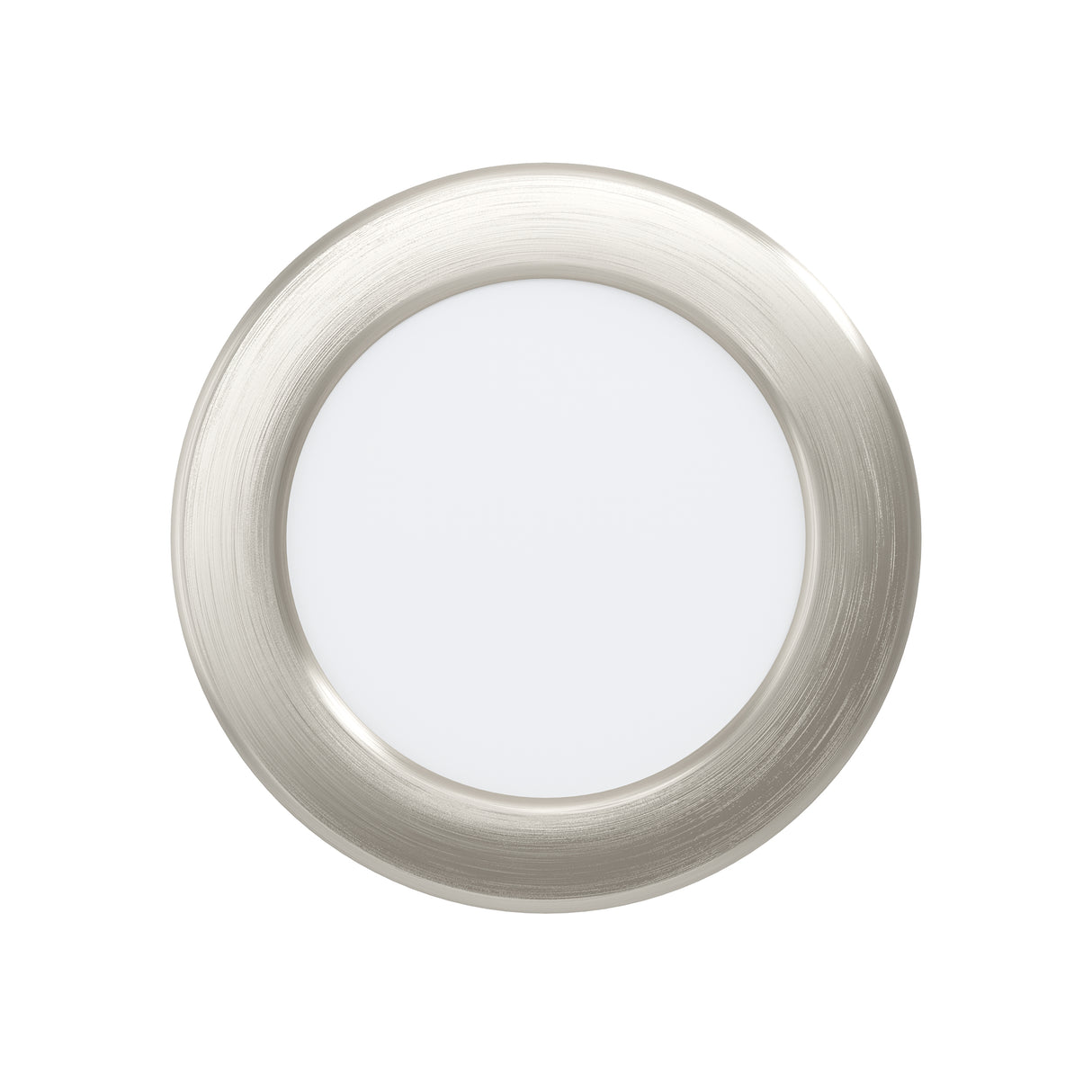 Eglo EU Fueva 6 Satin Nickel LED Round Recessed Ceiling Light, 11.9cm