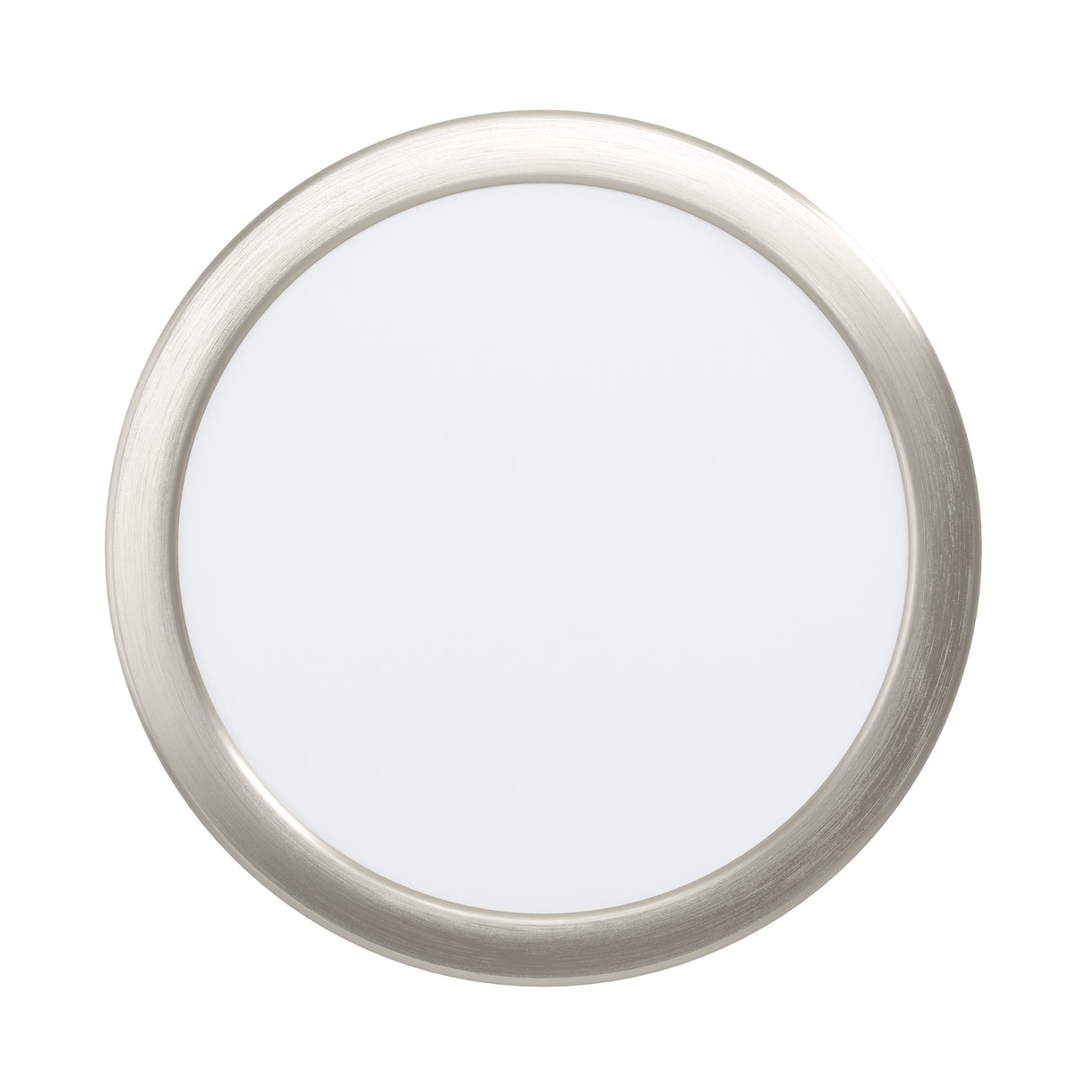 Eglo EU Fueva 6 Satin Nickel LED Round Recessed Ceiling Light, 21.6cm
