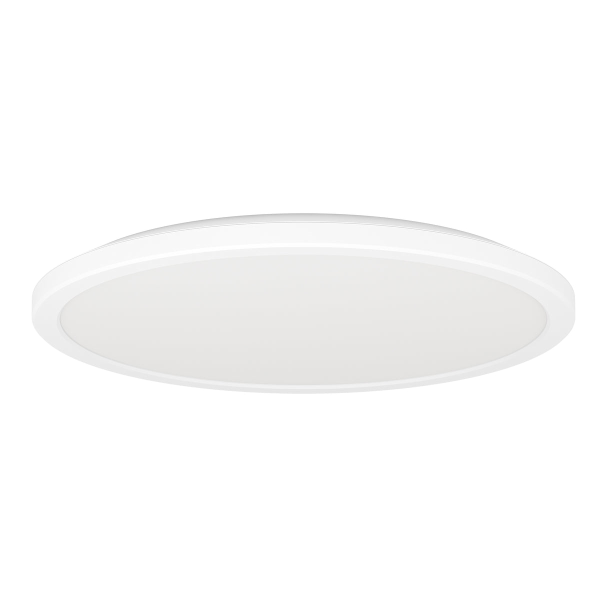Eglo EU Rovito-R White Round Plastic LED Ceiling Light, 38.9cm