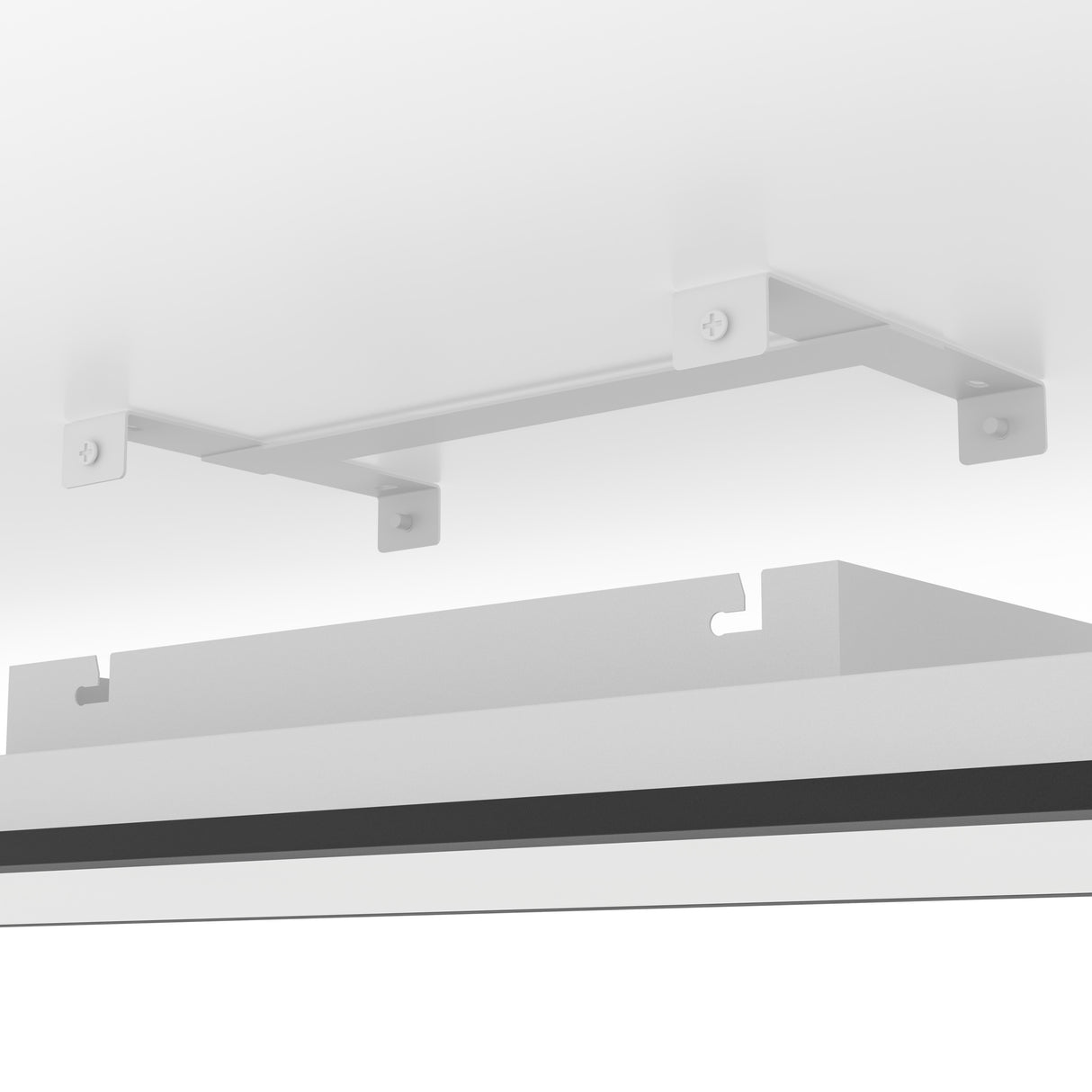 Eglo EU Moradillo Black Steel LED Ceiling Light, 29.5 x 119.5cm, Tricolour