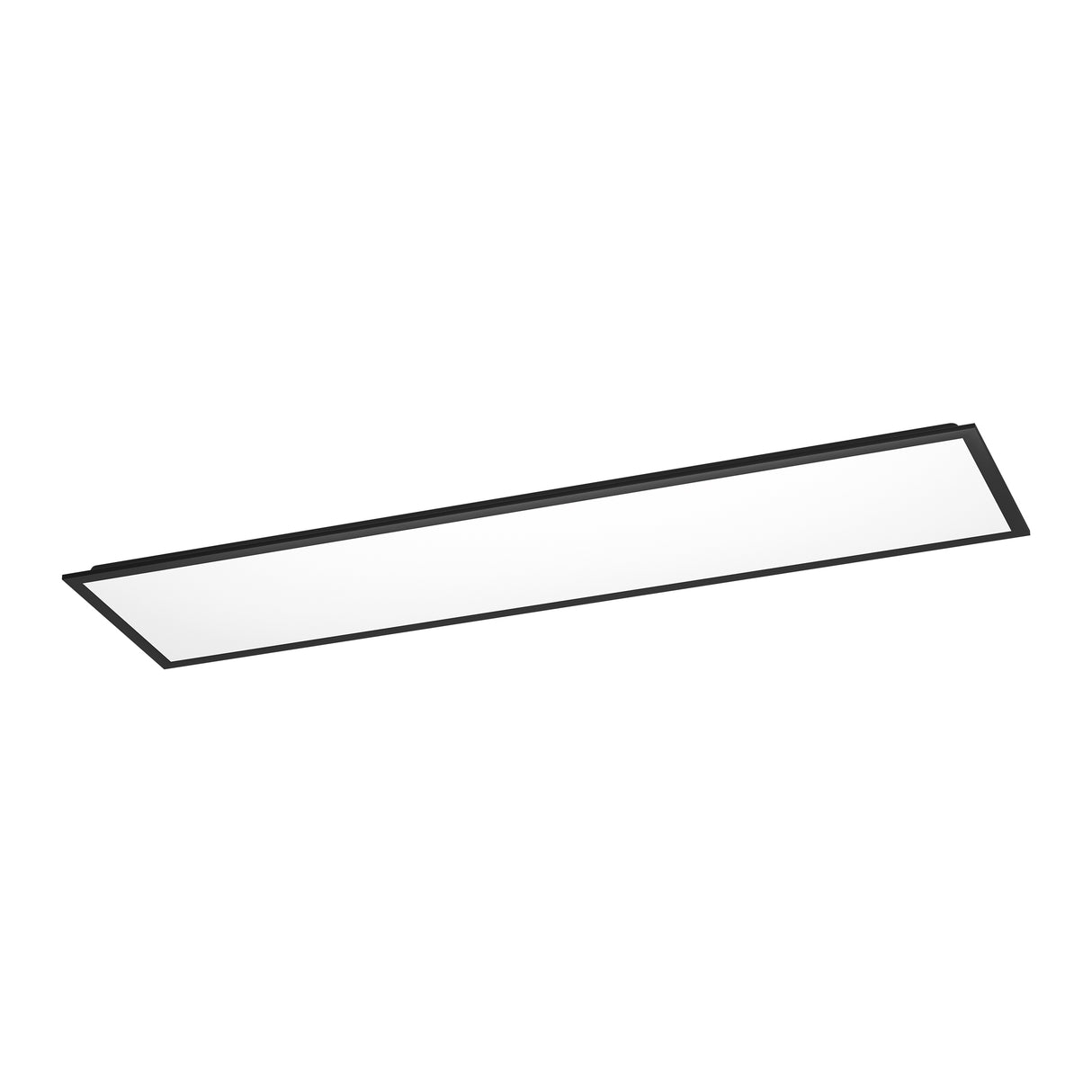 Eglo EU Moradillo-Z Black Steel LED Smart Control Ceiling Light, 29.5 x 119.5cm