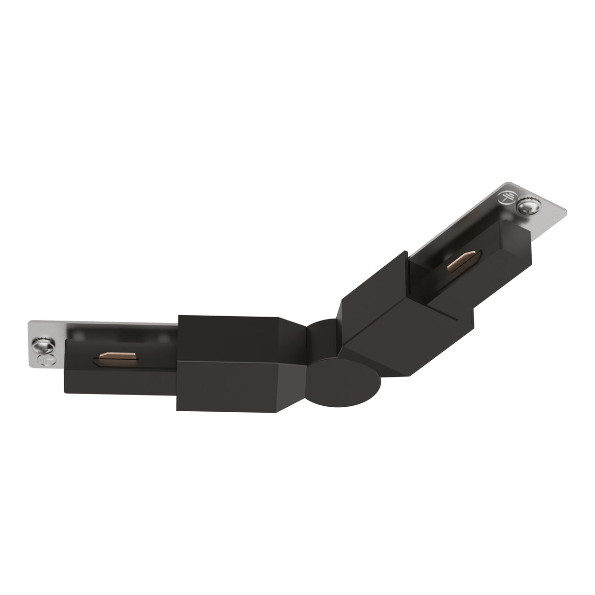 Eglo EU EASYT Corner Connector – Black, Track Lighting Angle Connector, Indoor Track System Accessory