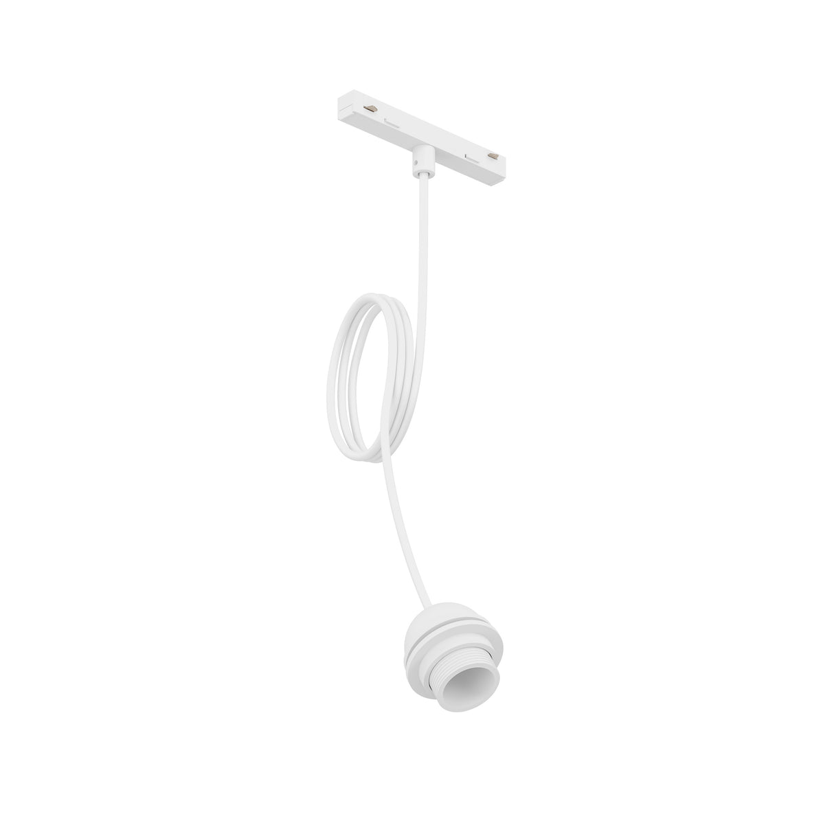 Eglo EU EASYT E27 Adapter – White, Track Lighting Pendant Lamp Holder, Indoor E27 Track Accessory