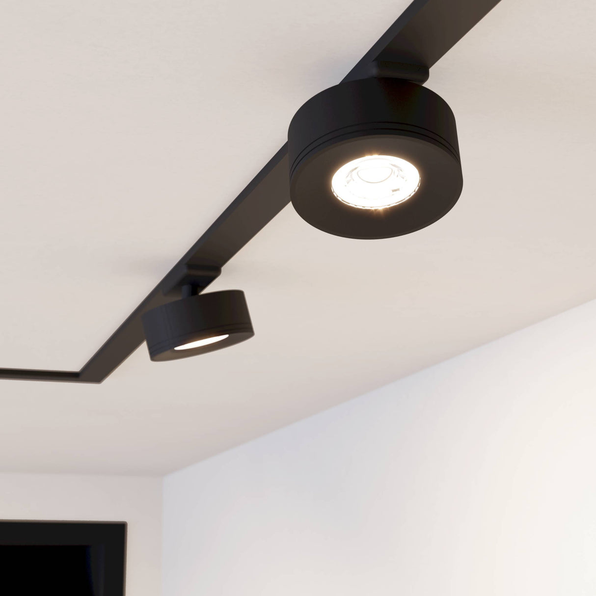 Eglo EU Track Plus Wide Black Spot Light