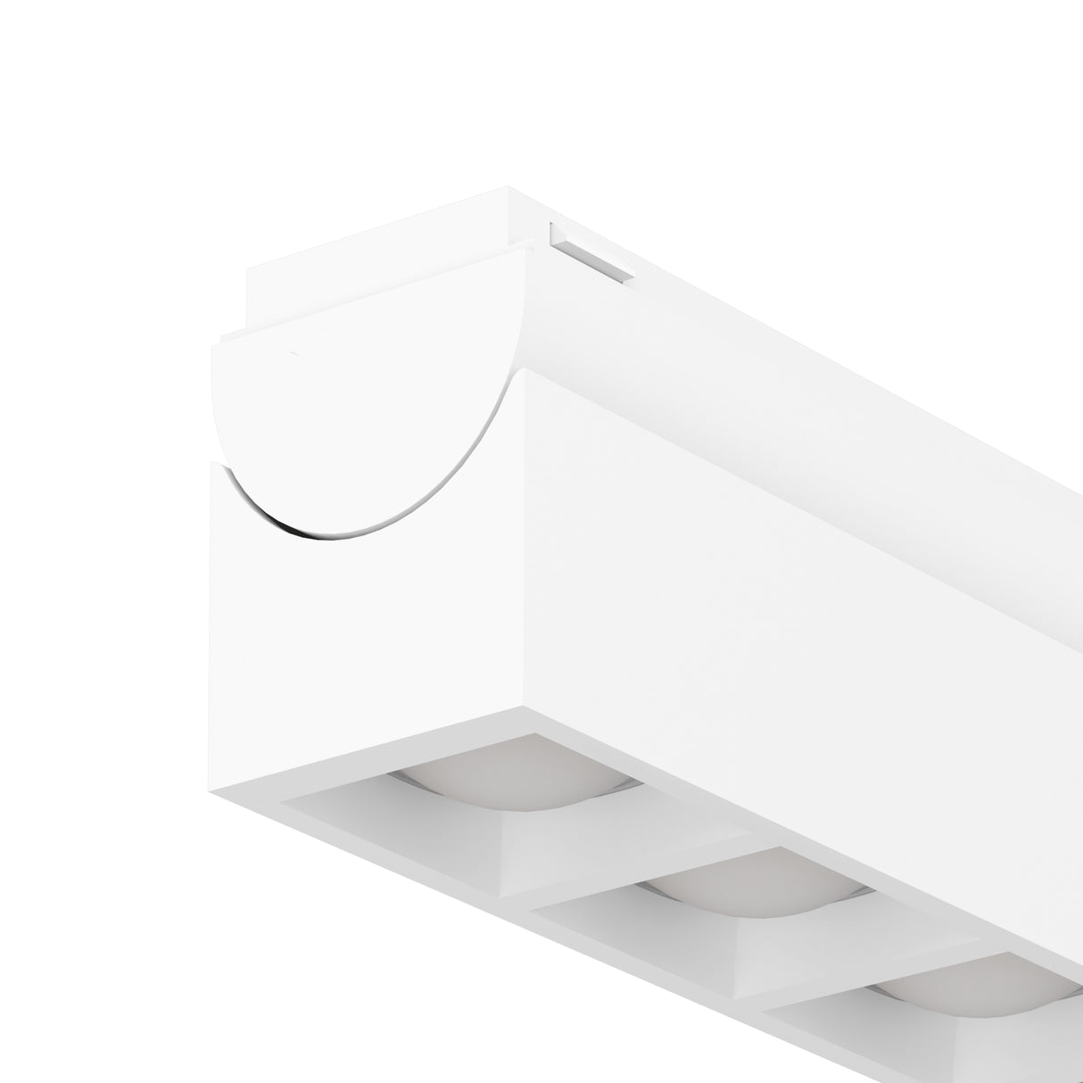 Eglo EU Tplus 6 Lens Ceiling Spotlight White Plastic