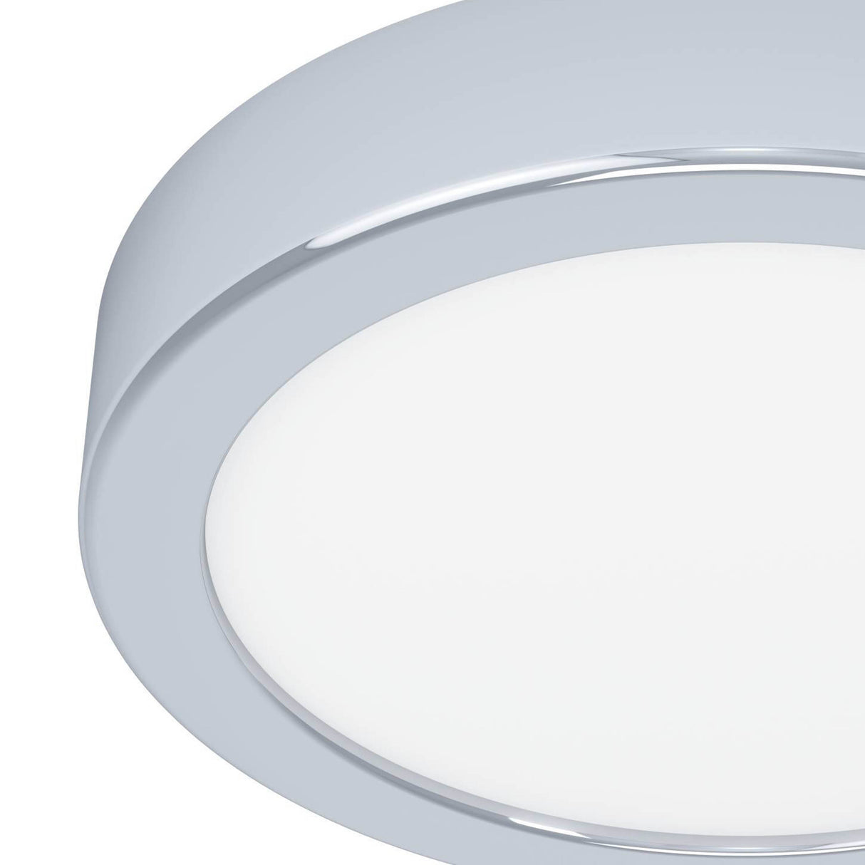 Eglo EU Fueva 6 Round LED Ceiling Light Chrome 16.5cm