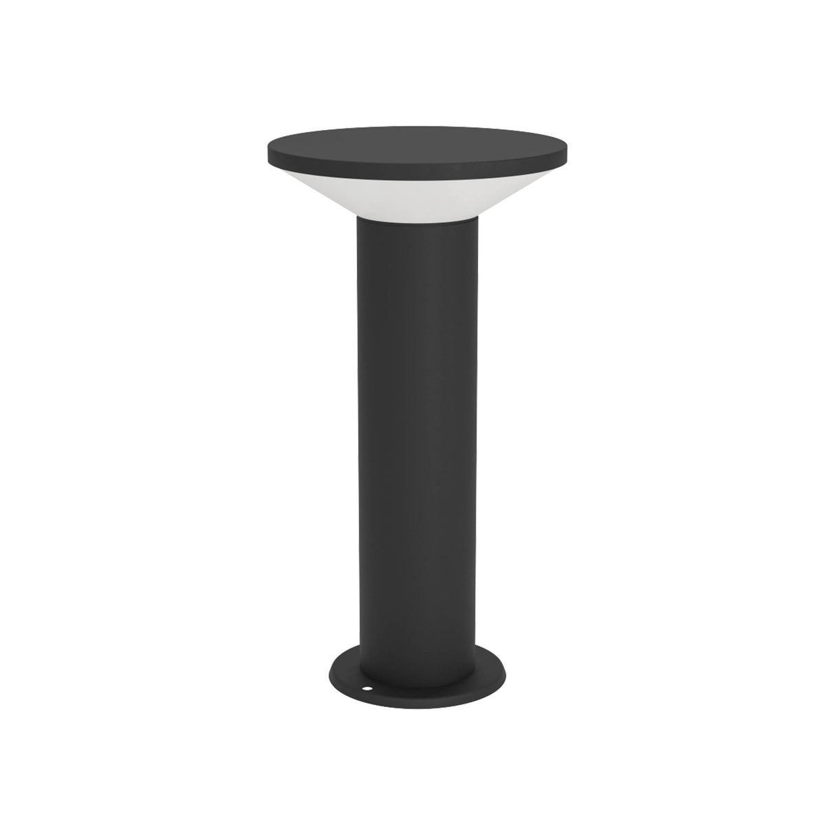 Eglo EU Rigosa Matte Black LED Outdoor Pedestal Light