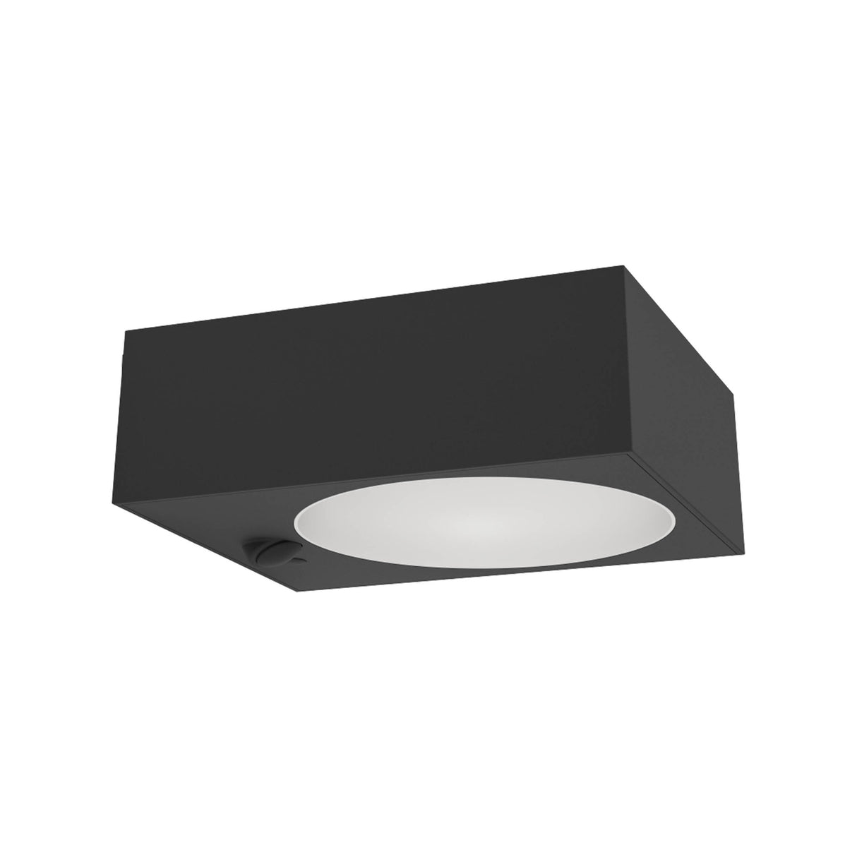 Eglo EU Darfano LED Outdoor Solar Wall Light Matte Black with Motion Sensor