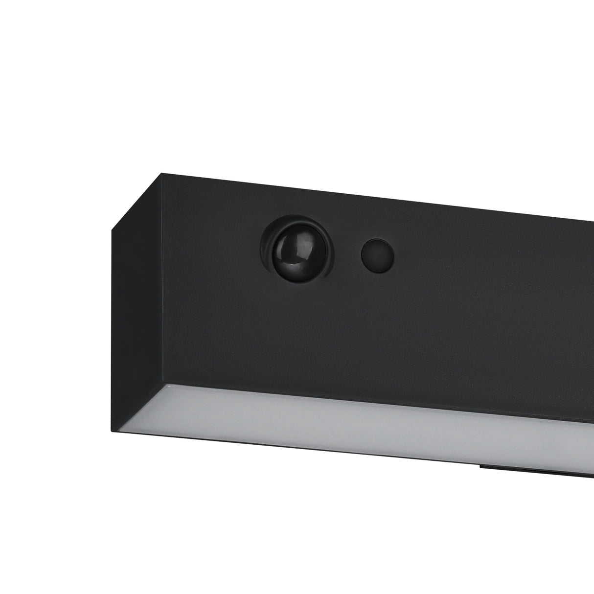 Eglo EU Voscari Black Plastic Motion Sensor Outdoor Solar Light