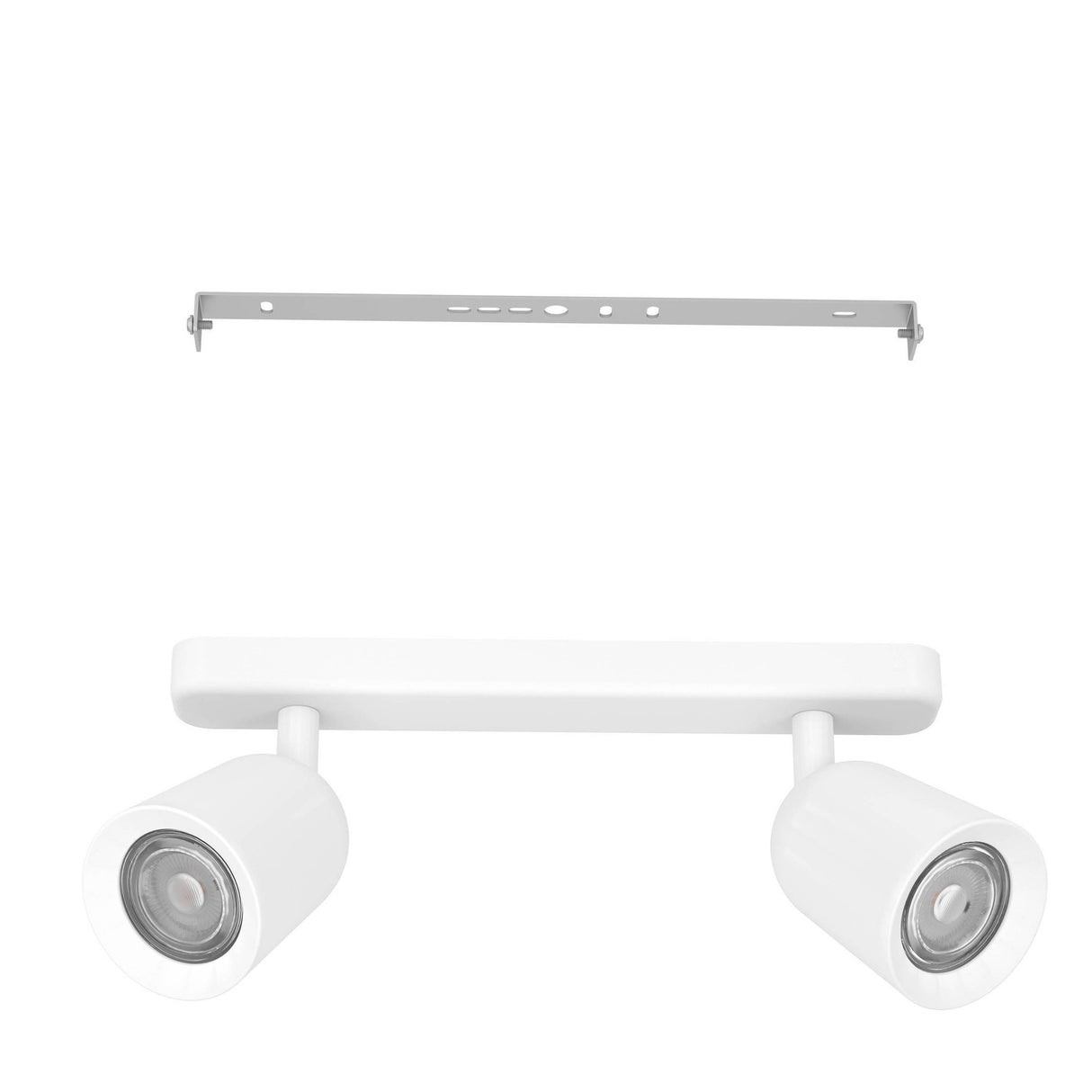Eglo EU Camaldoli LED Dual Ceiling Spotlight White Steel