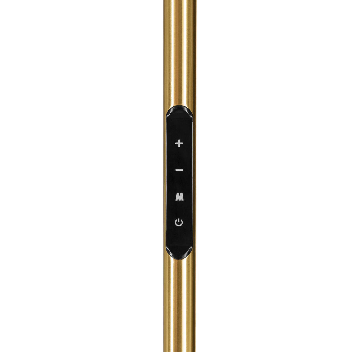 Eglo EU Castelpoto 1 LED Floor Lamp Modern Brushed Brass Dual Ring Light Design