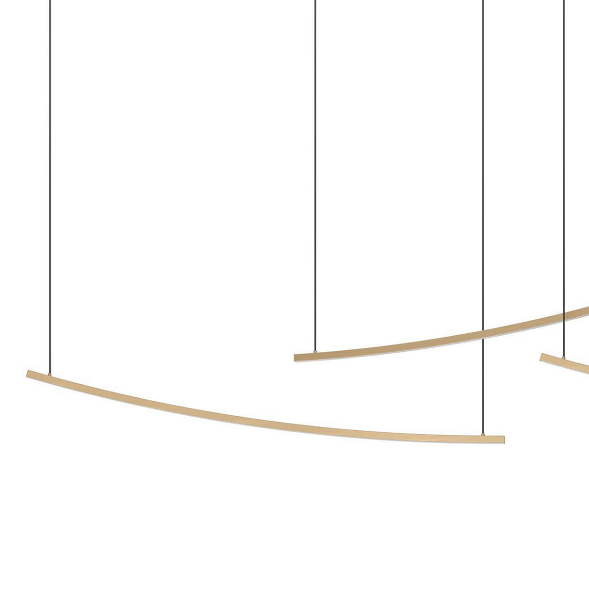 Eglo EU Villeggi Matte Brass Contemporary LED Pendant Light