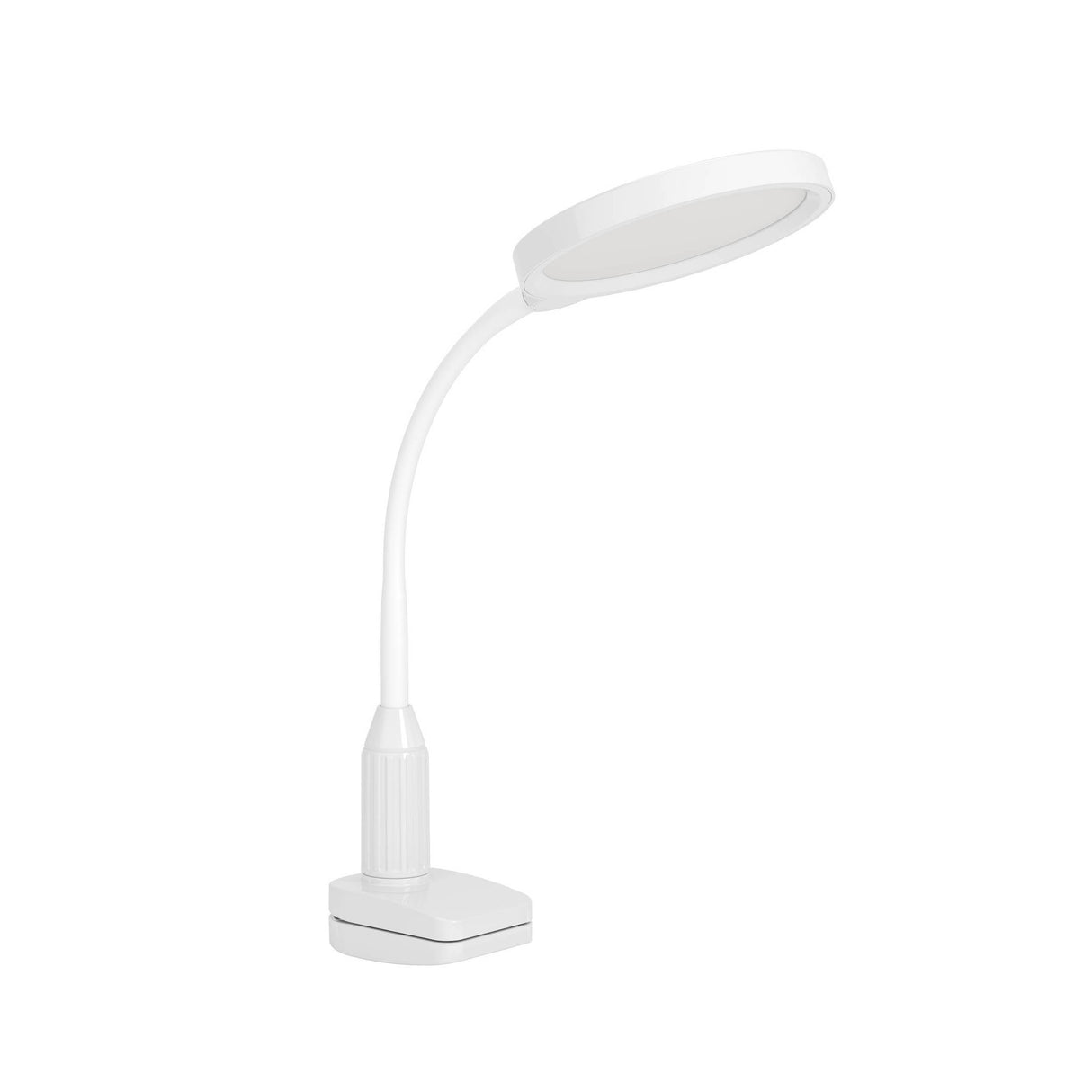 Eglo EU Lauro LED Clamp Table Lamp White Plastic with Touch Dimmer & 3?Step CCT