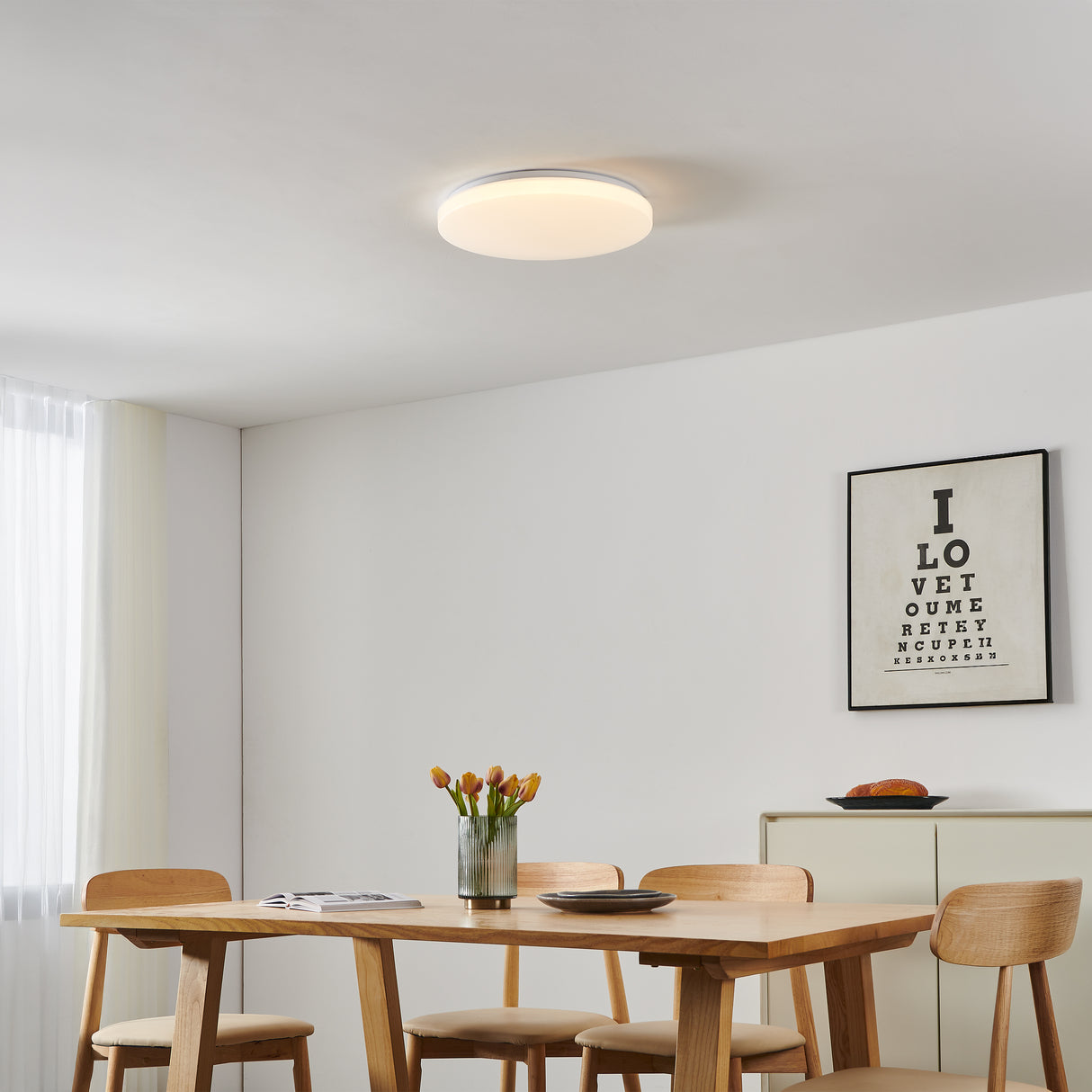 Eglo EU FRANIA?Z Smart LED Ceiling Light – RGB & Tuneable White, App & Remote Control, 3000?lm