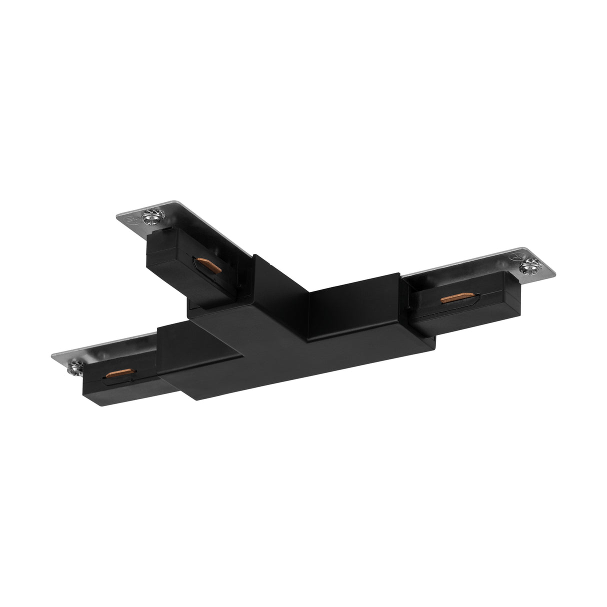 Eglo EU EASYT T?Connector – Black Plastic, Track Lighting Component, Indoor Use