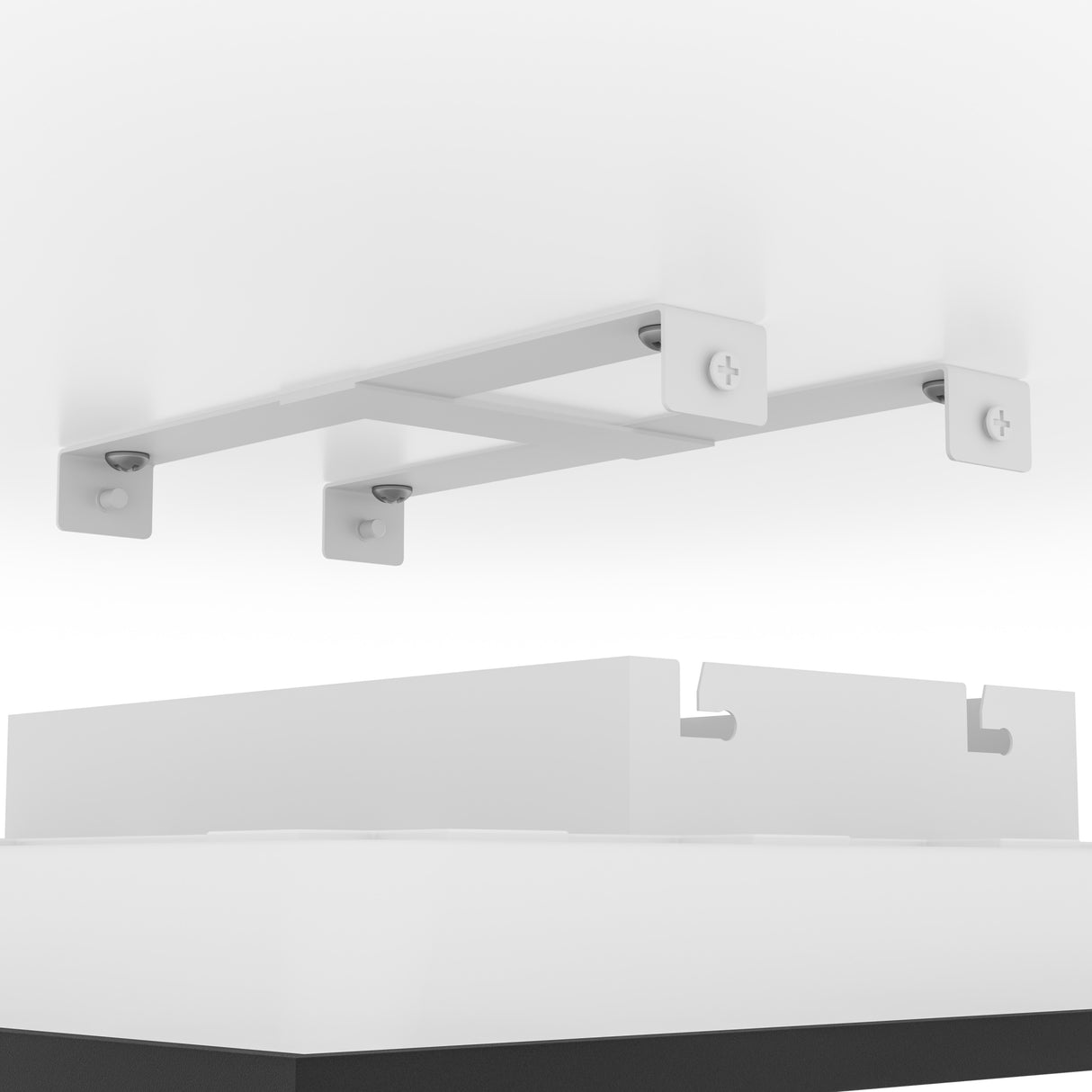 Eglo EU Moradillo Black Steel LED Ceiling Light, 39.3 x 39.3cm, Tricolour