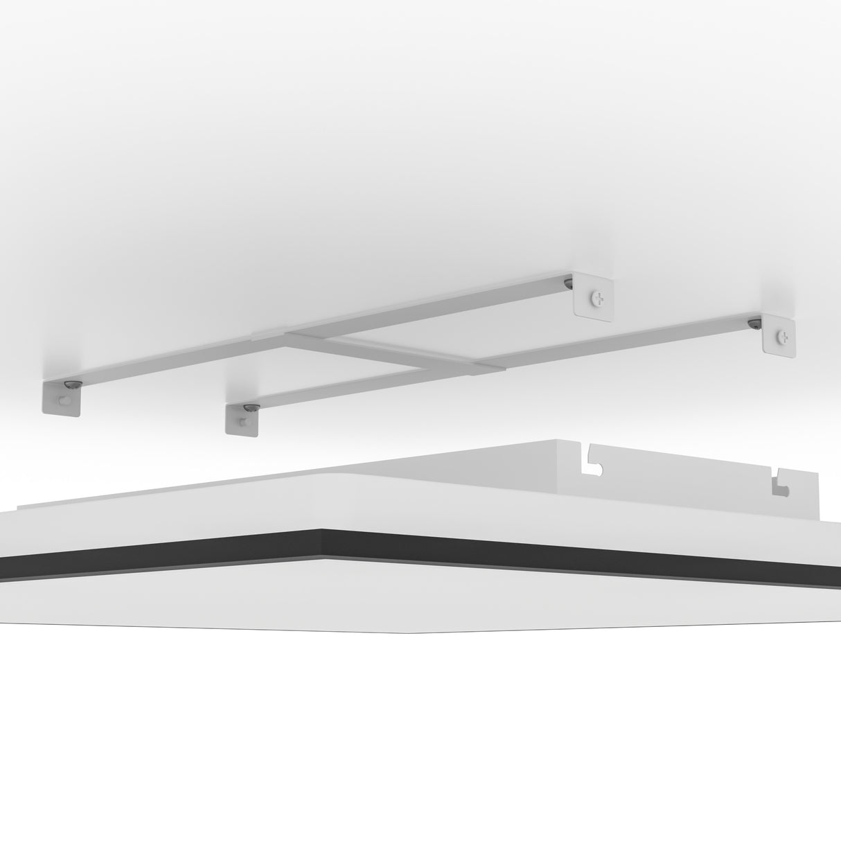 Eglo EU Moradillo Black Steel LED Ceiling Light, 59.5cm, Tricolour