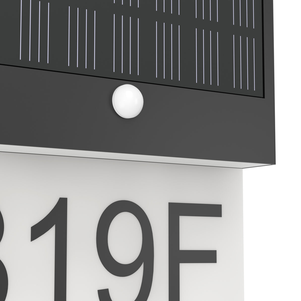 Eglo EU CONETTIMARA Solar Outdoor Wall Light – Black Textured Plastic, Motion Sensor, Warm White, IP44 Garden Lighting