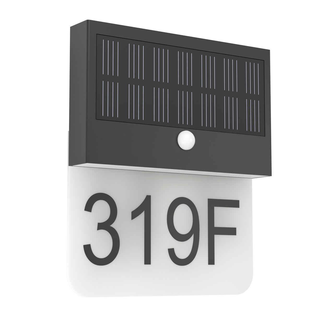 Eglo EU CONETTIMARA Solar Outdoor Wall Light – Black Textured Plastic, Motion Sensor, Warm White, IP44 Garden Lighting