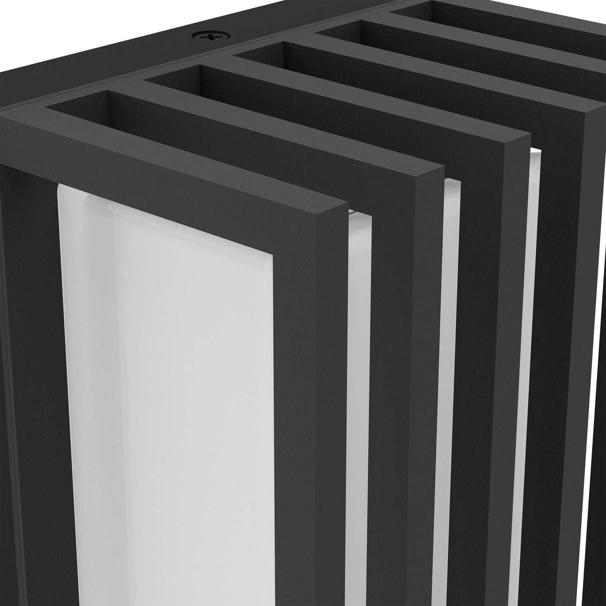 Eglo EU GENOVESE Outdoor LED Wall Light – Black Aluminium, Tri?Colour CCT, Microwave Sensor, Exterior Lighting