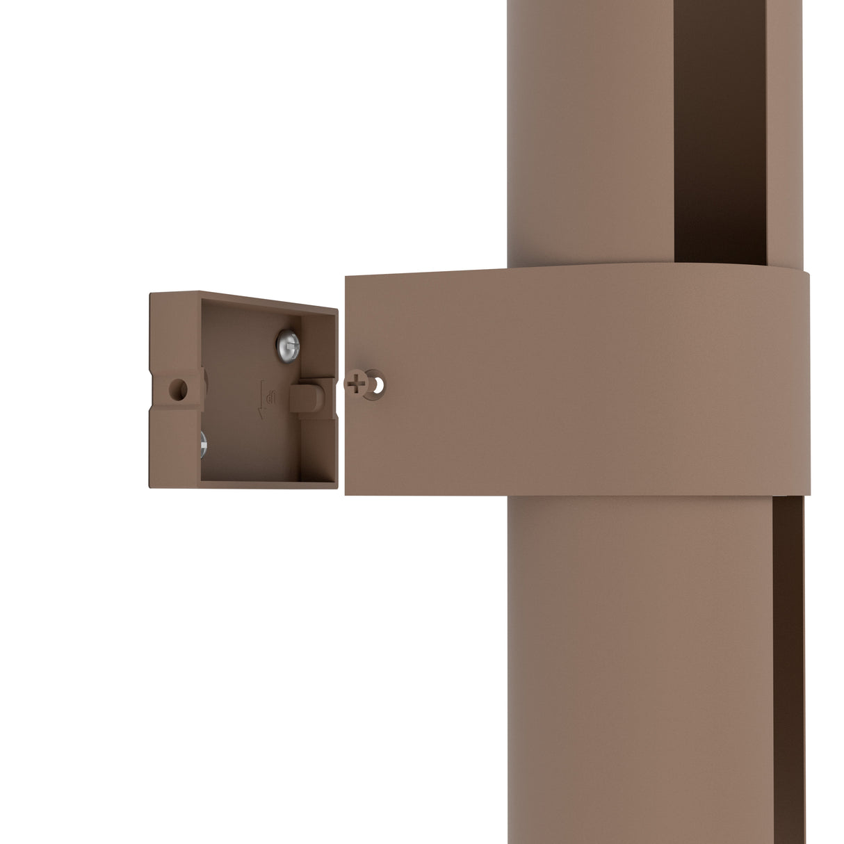 Eglo EU MONTELAURO Wall Light – Auburn, IP65, 3?Step CCT, Outdoor LED Wall Lighting