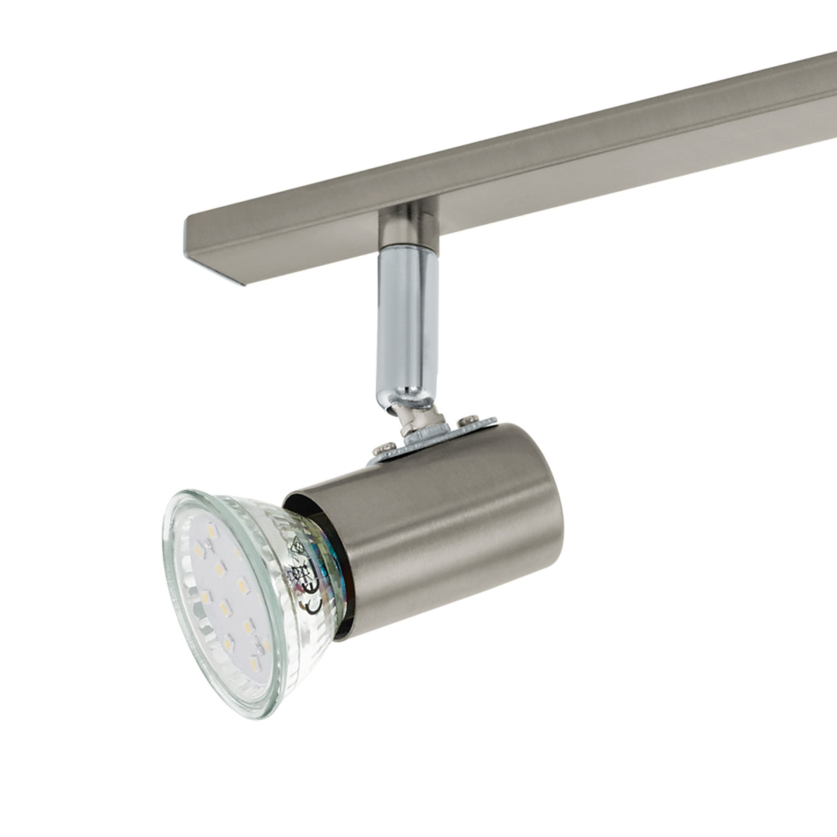 Eglo EU Rotello Steel Satin Nickel & Chrome LED 4-Light Spotlight