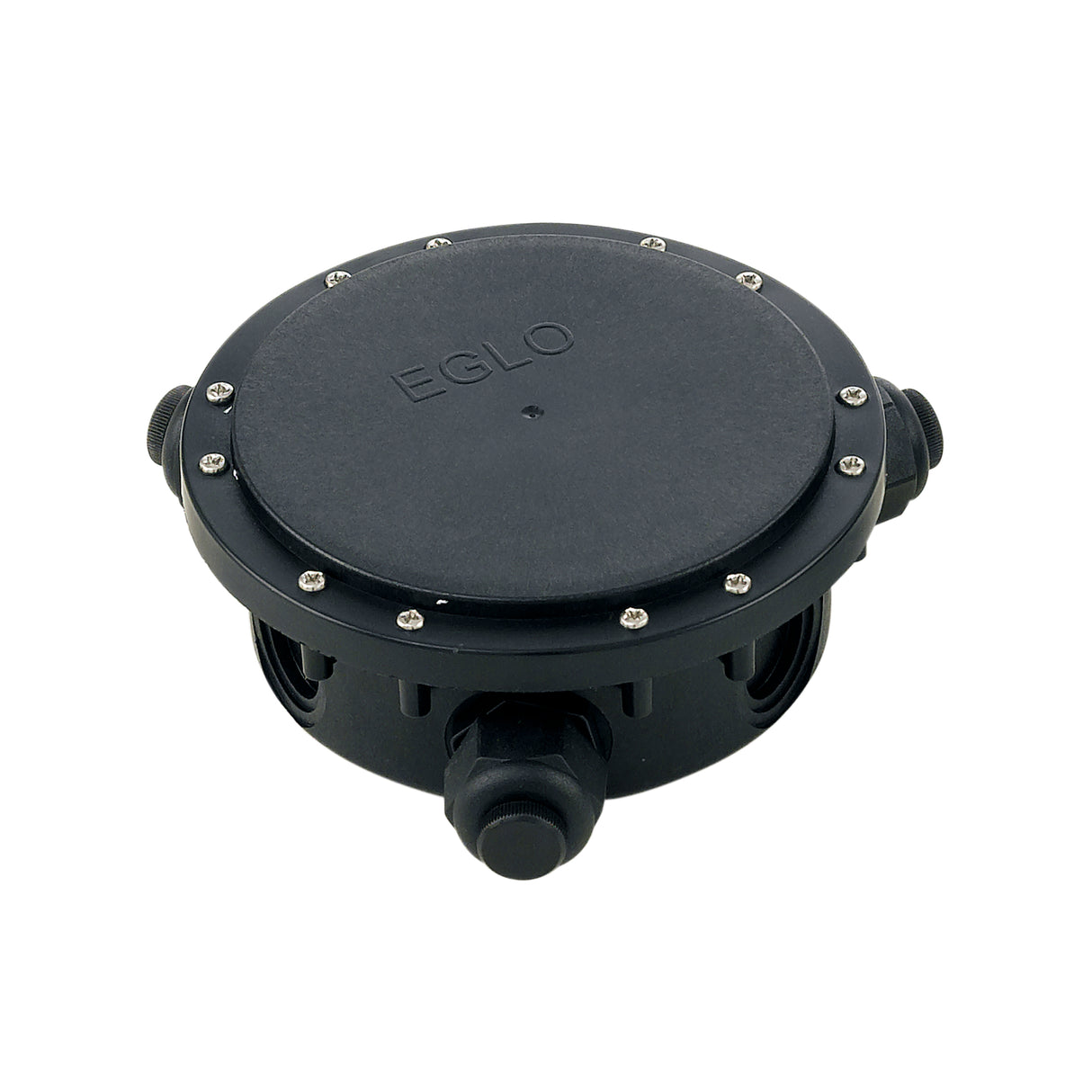 Eglo EU Outdoor Connector Box – Black, IP68 Waterproof Junction Box for Lighting Connections