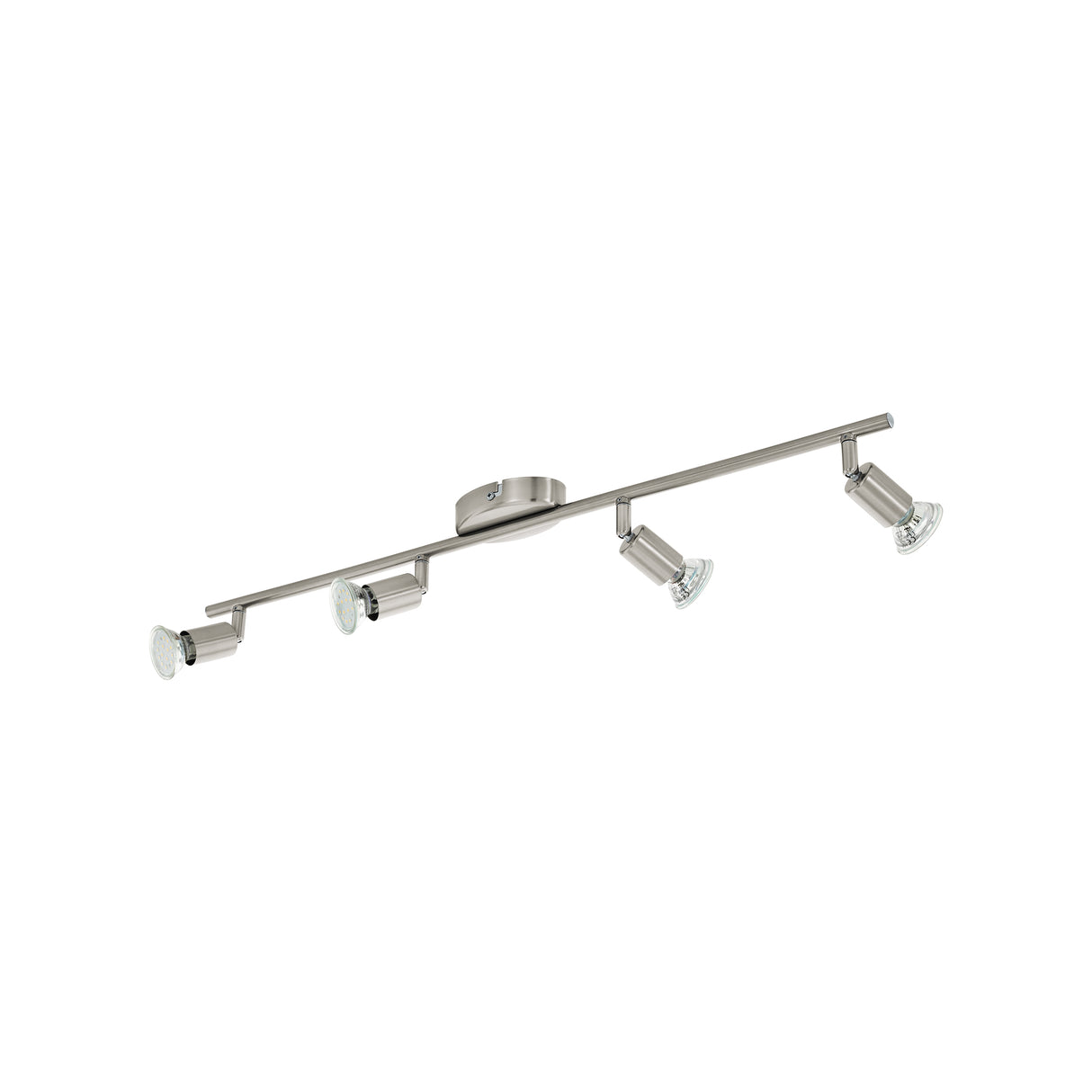 Eglo EU Buzz-LED Satin Nickel Steel 4-Light Spotlight