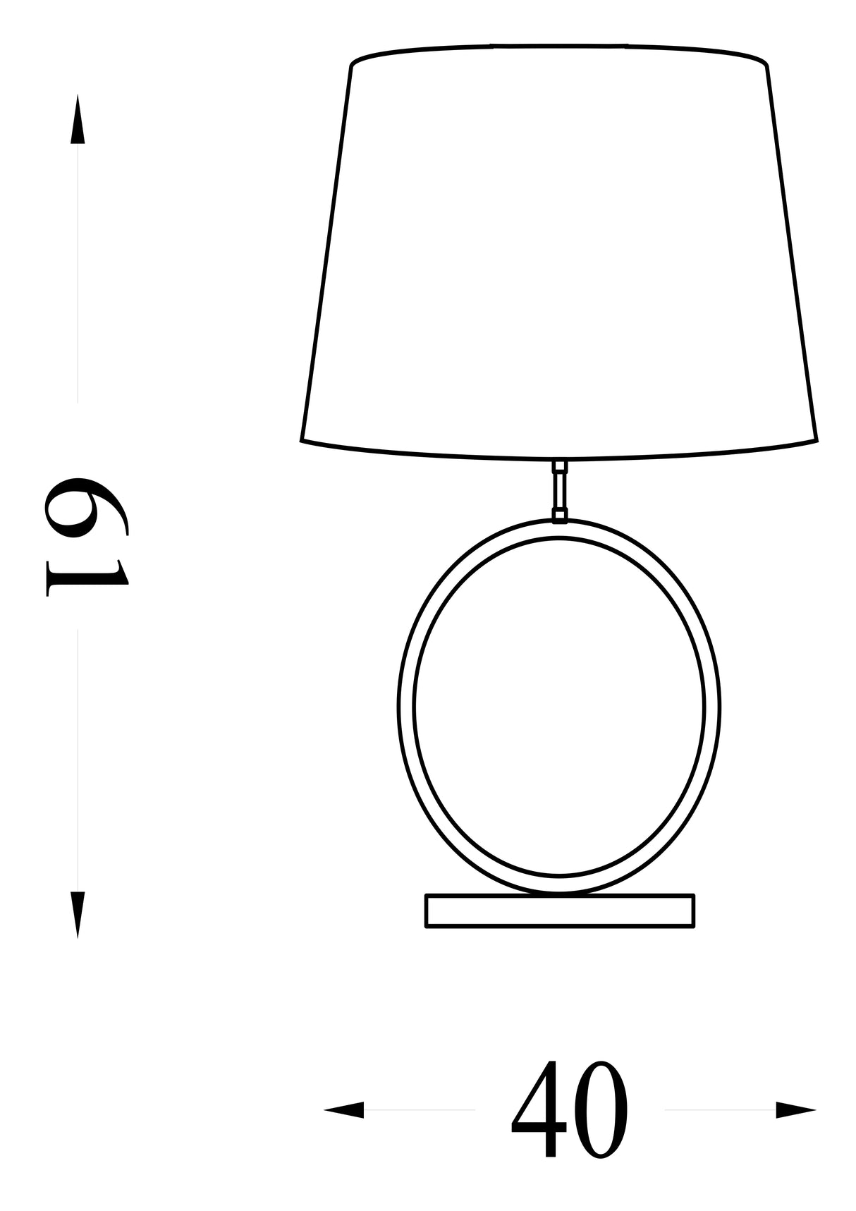 Searchlight Electric Elegant Table Lamp -Matt Black Metal With Burnt Orange Shade 93101OR