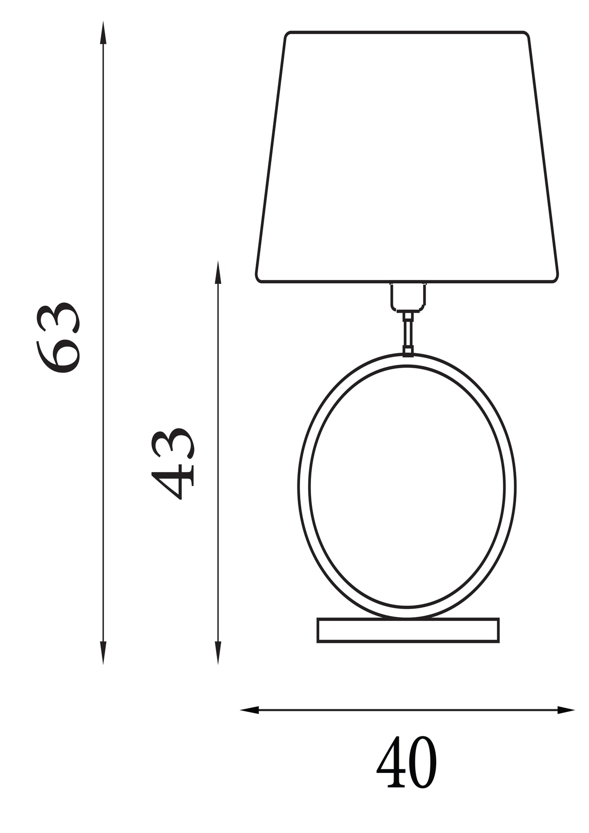 Searchlight Electric Elegant Table Lamp - Bronze Metal With Burnt Orange Shade 93102OR