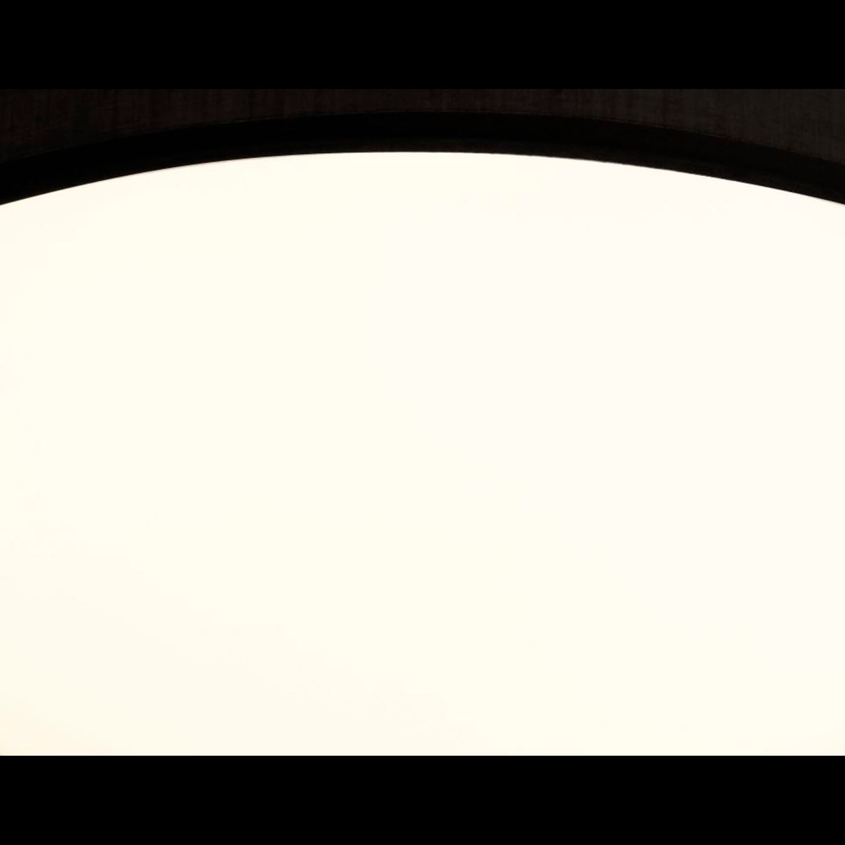 Searchlight Electric Gianna Flush - Black Fabric, Gold Inner & Acrylic Diffuser 9371-50BGO